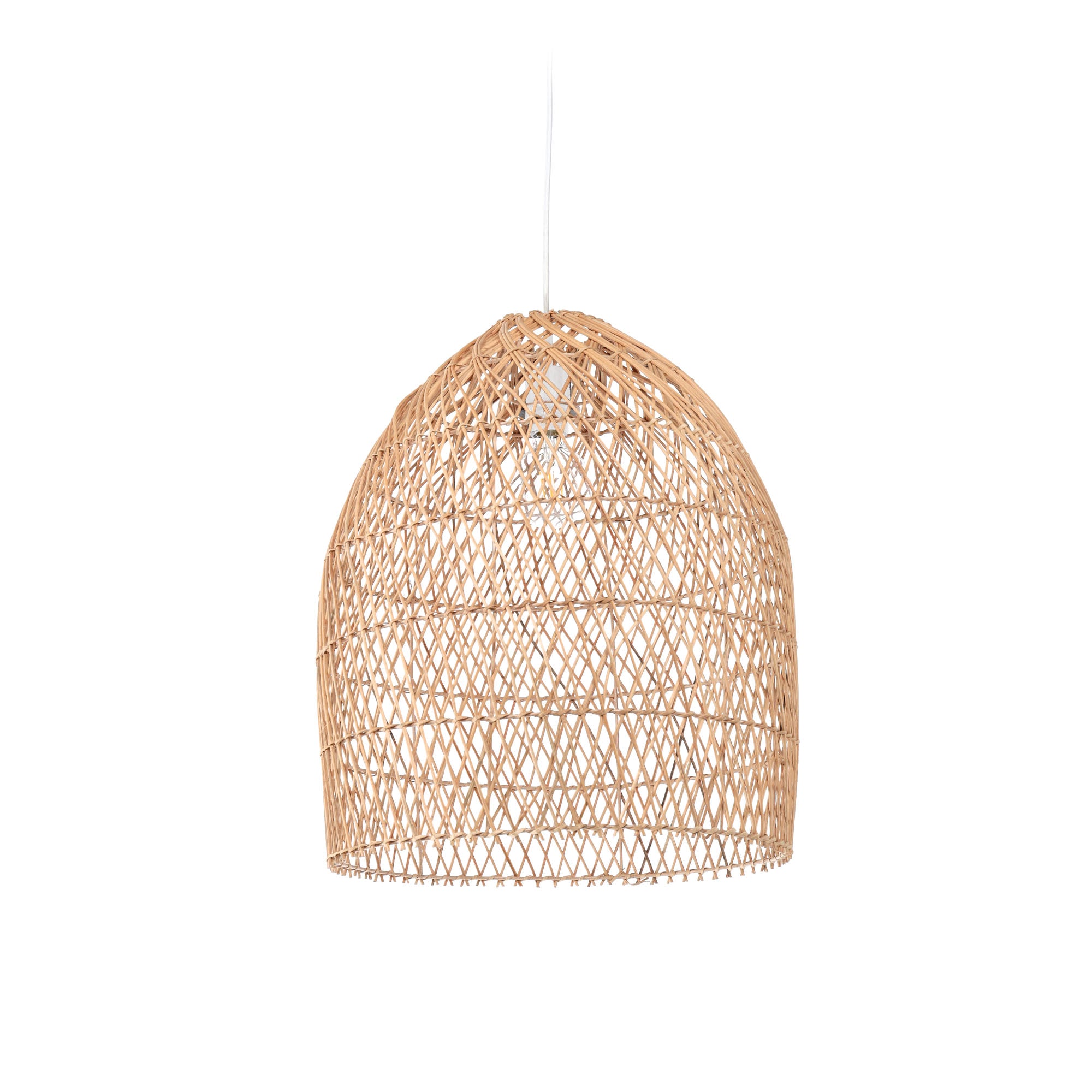 Domitila ceiling light shade in rattan with natural finish Ø 44 cm - Product Image