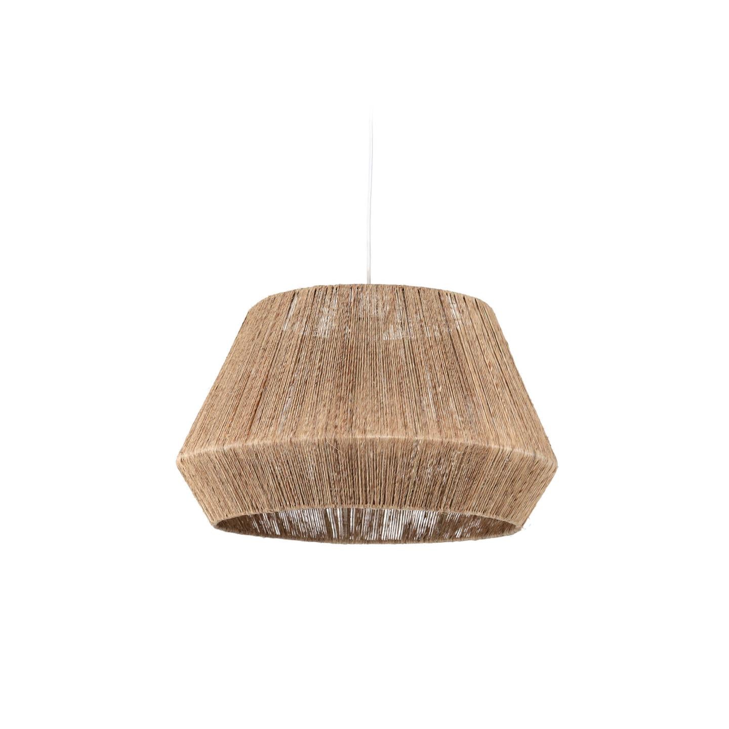 Crismilda 100% jute light shade with natural finish Ø 50 cm - Product Image