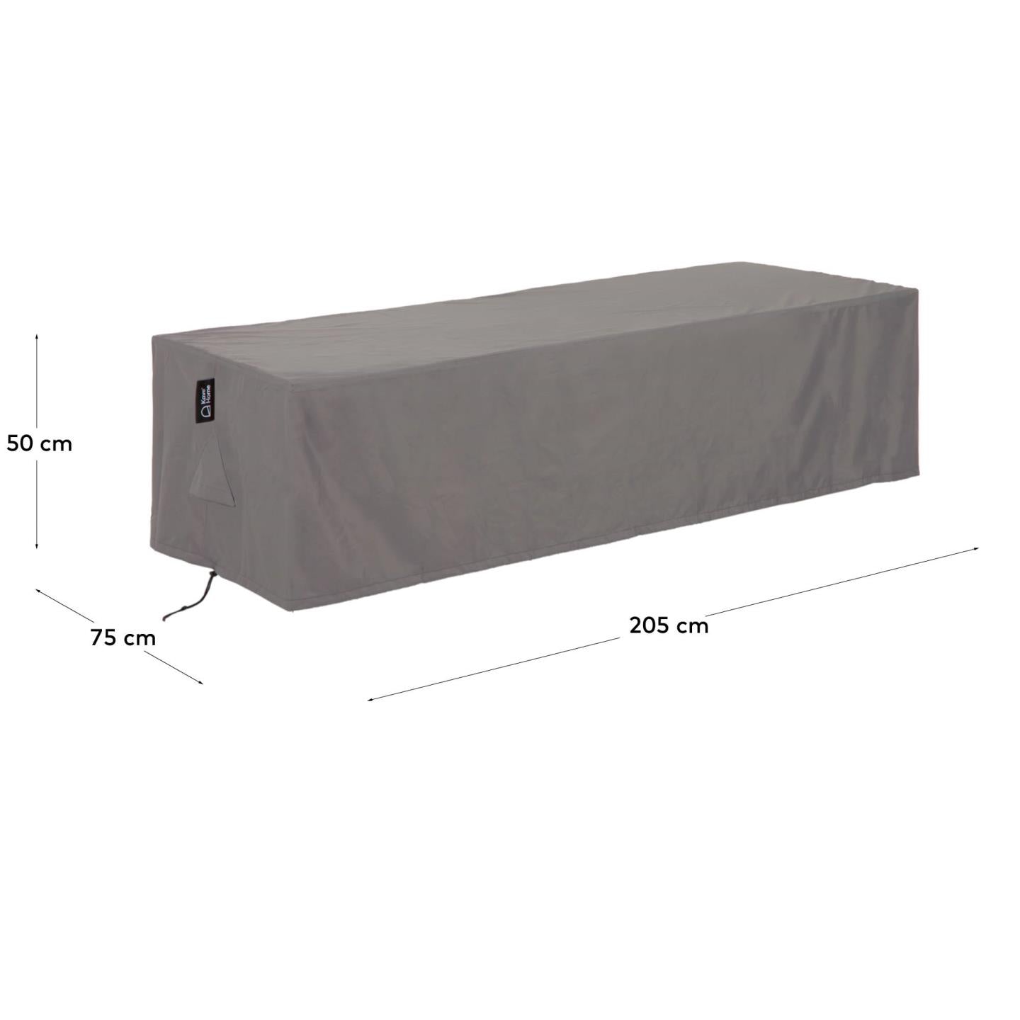 Iria protective cover for outdoor loungers max. 75 x 205 cm - Measurements