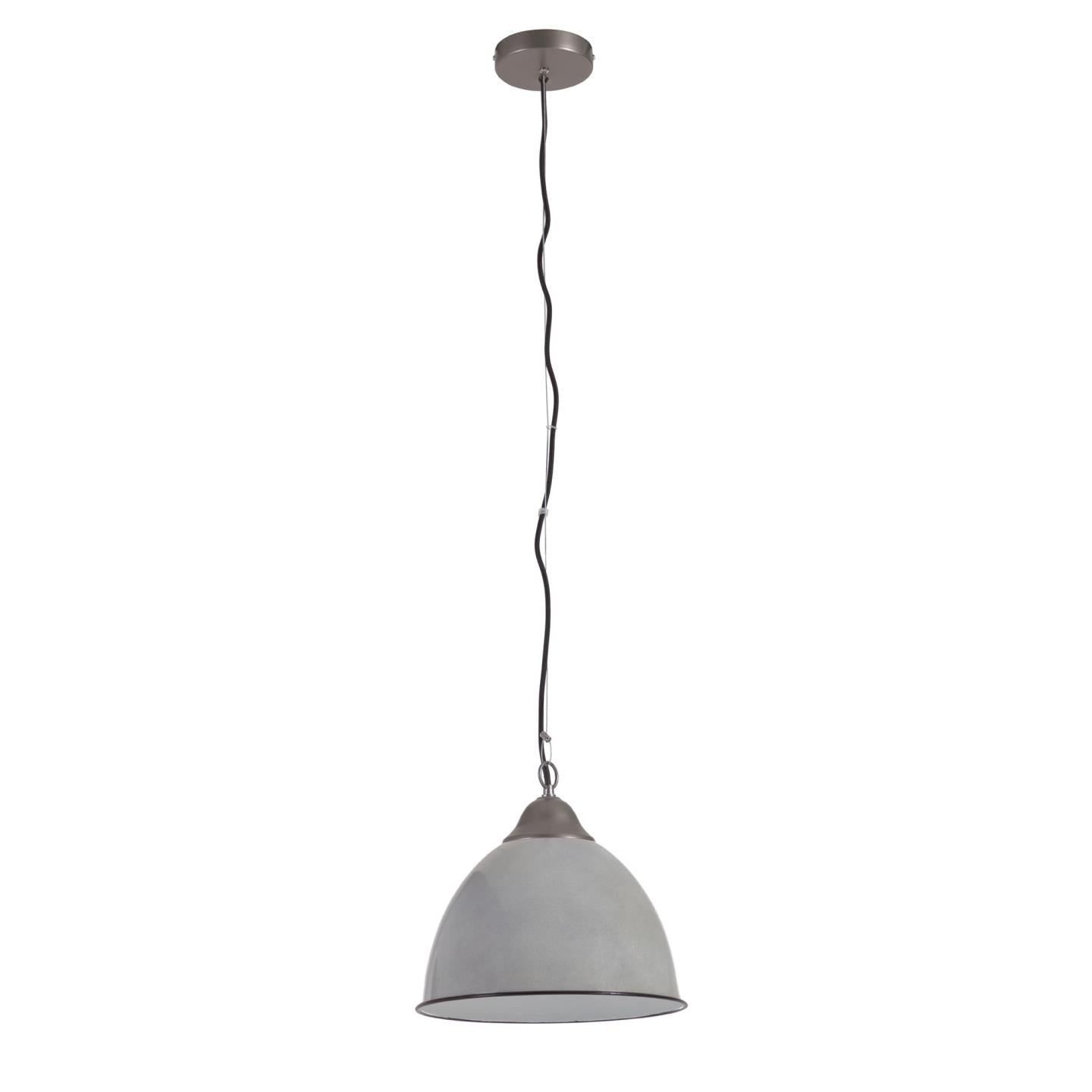 Neus ceiling lamp in metal with a grey finish - Product Image