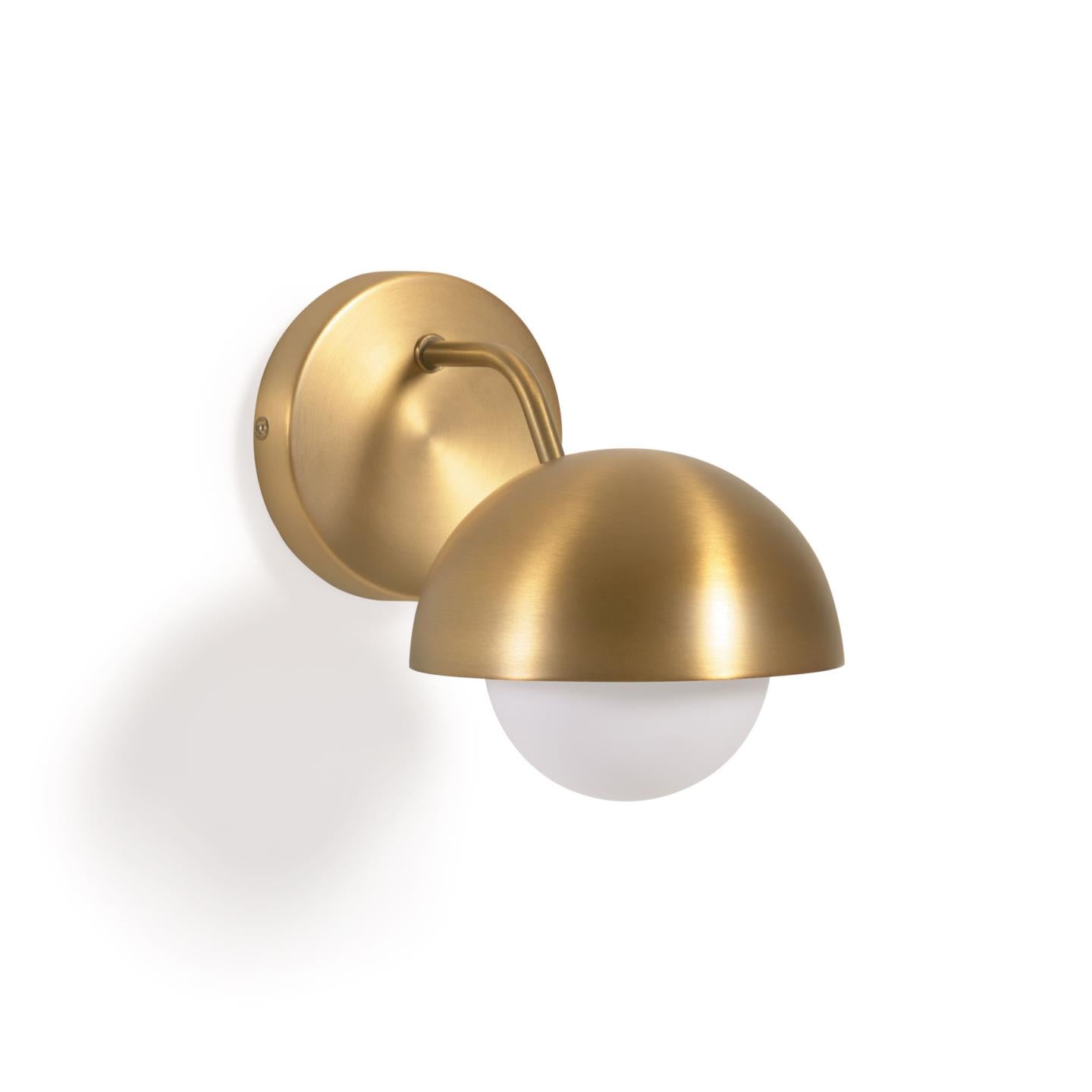Lonela wall lamp in metal with brass finish - Product Image
