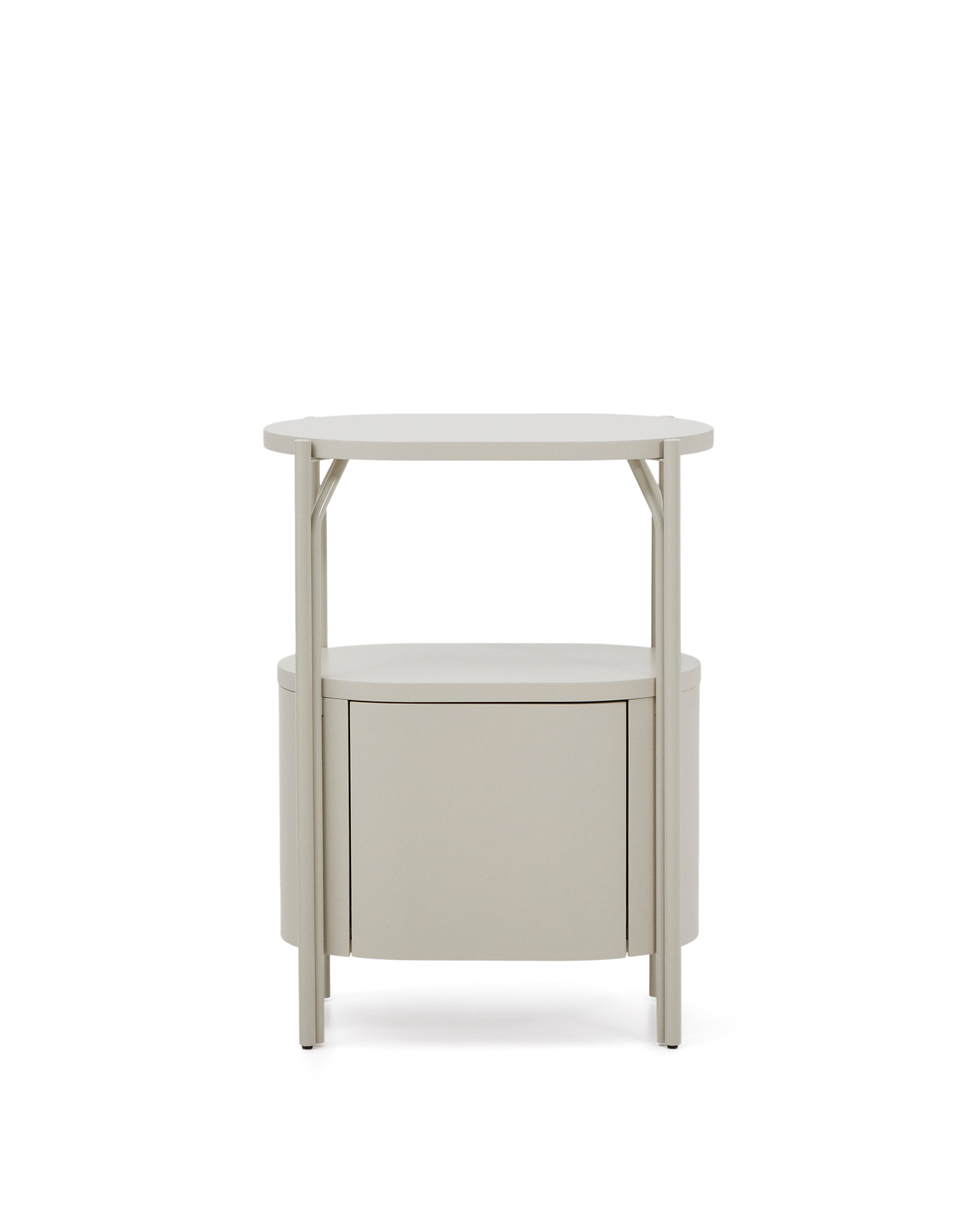 Arely bathroom vanity unit with steel structure and white lacquered MDF 60 x 40cm - Product Image