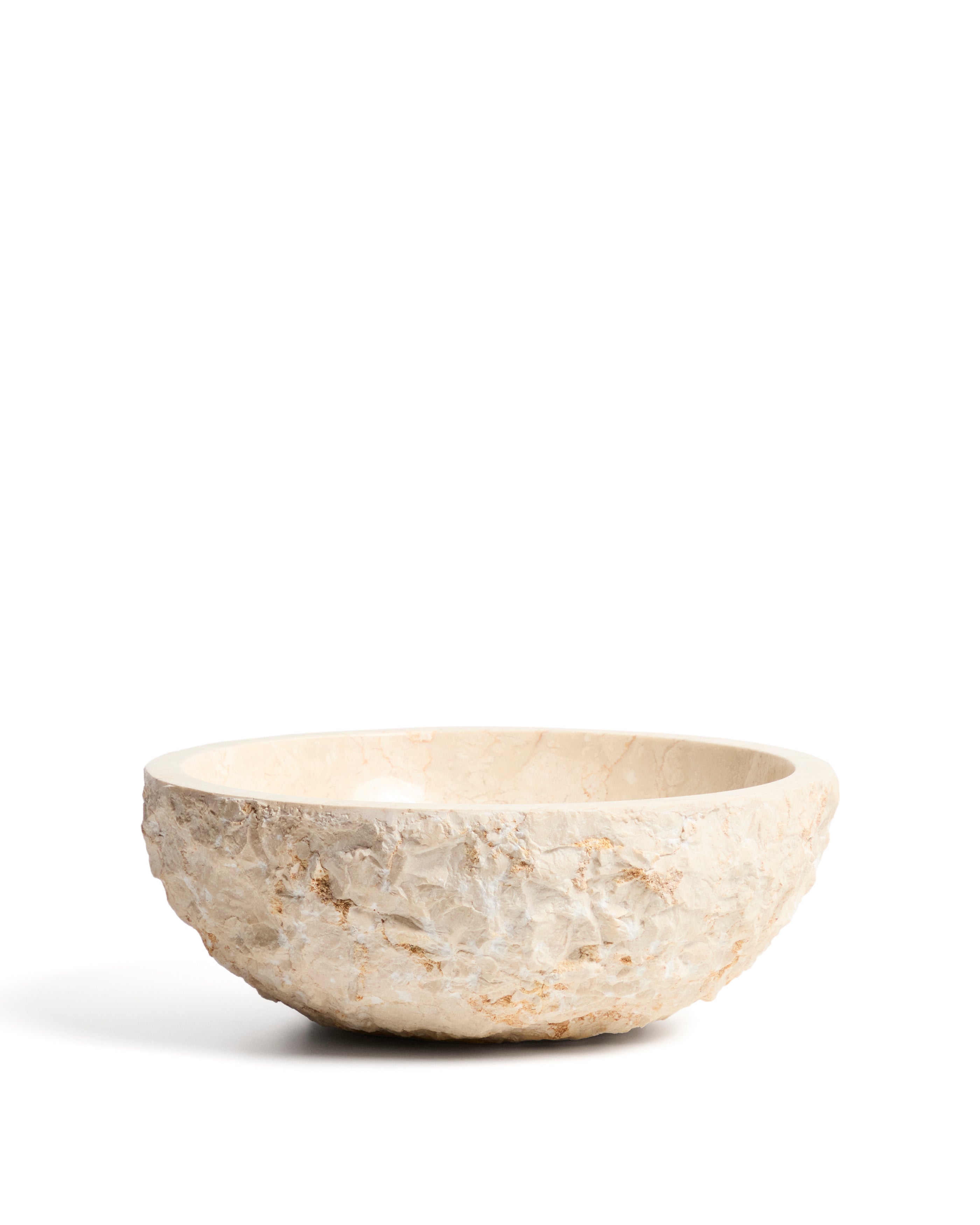 Orvane beige marble countertop washbasin Ø 40cm - Product Image