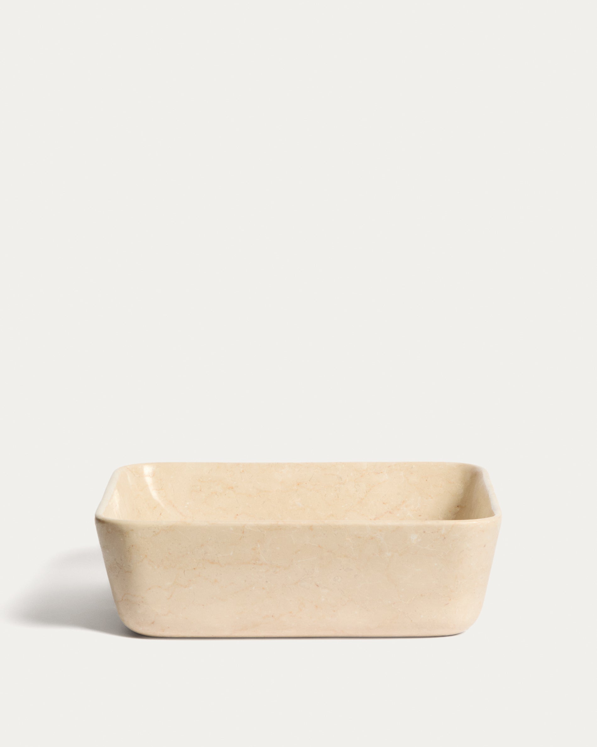 Darnen beige marble countertop washbasin 40 x 40cm - Product View