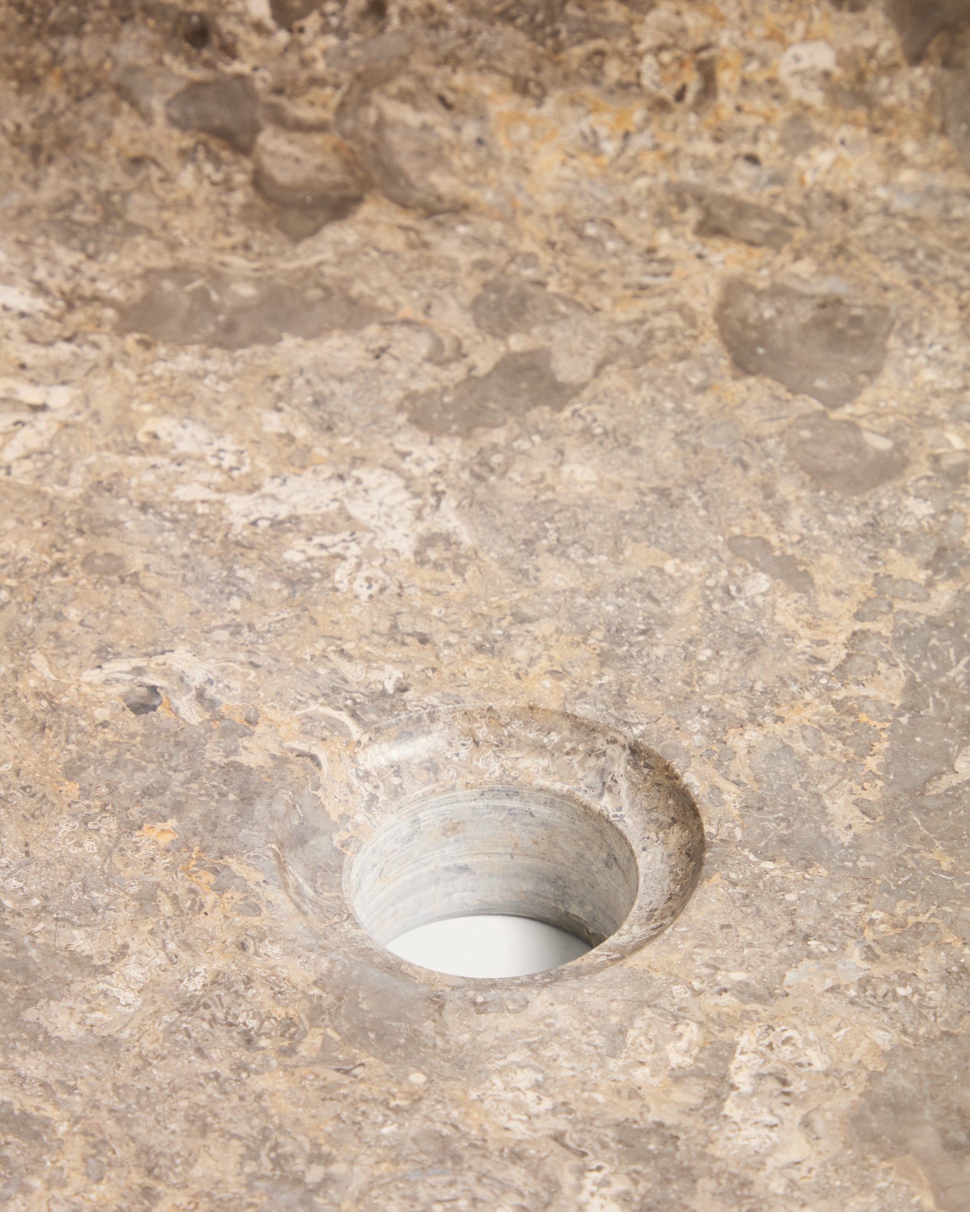Darnen grey marble countertop washbasin 40 x 40cm - Detail