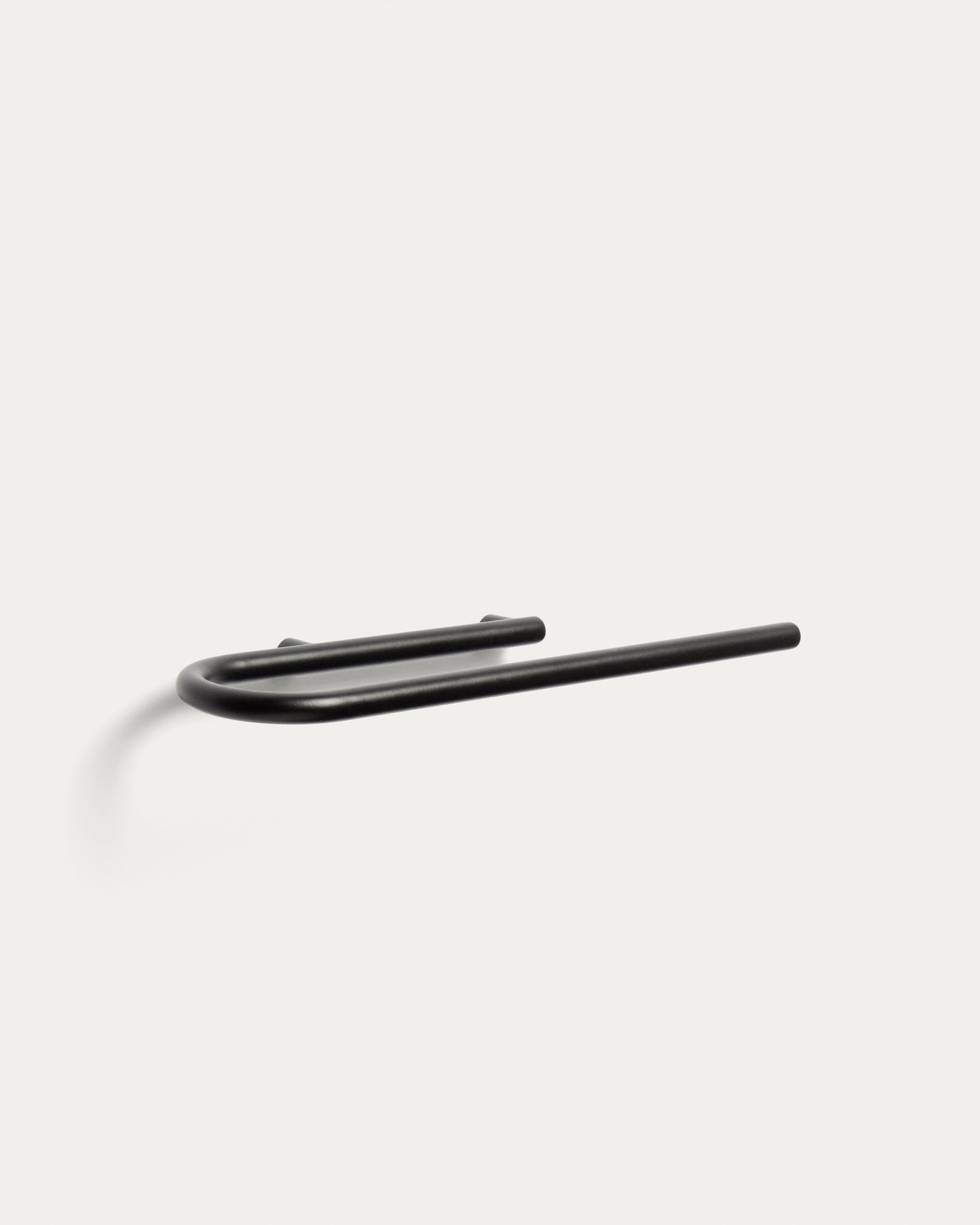 Black metal Arely towel rail - Product View