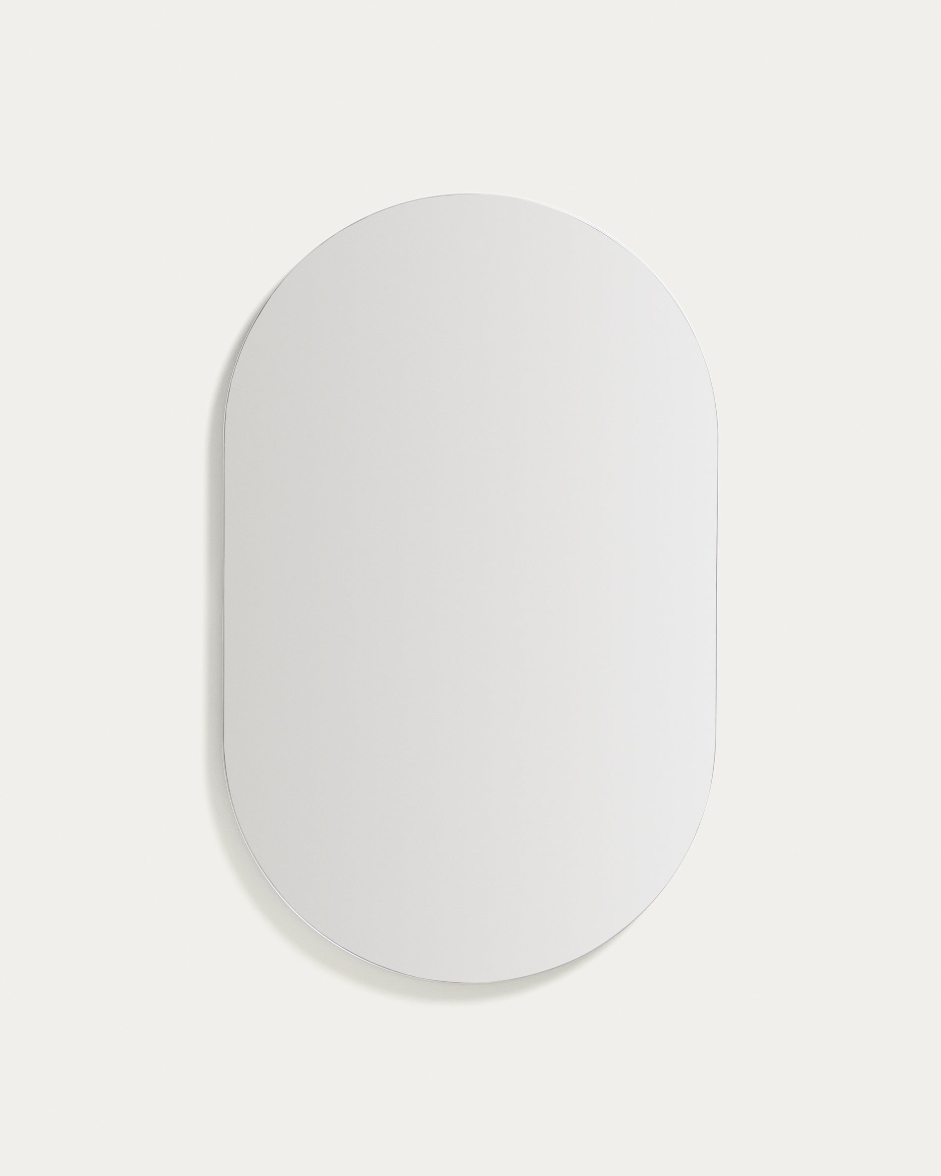 Donia oval bathroom mirror 80 x 50cm - Product View