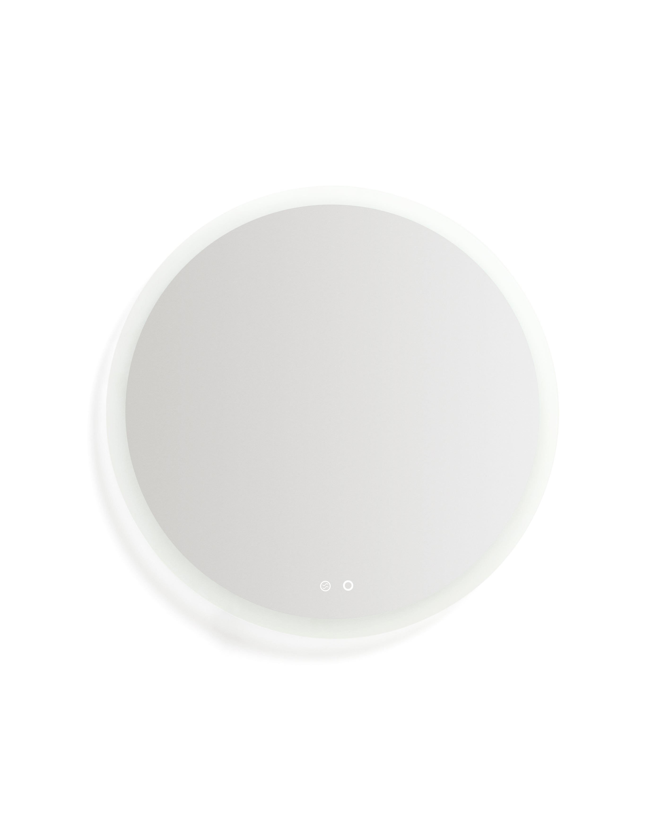 Mervi round bathroom mirror with LED light and anti-fog Ø 80cm - Product Image