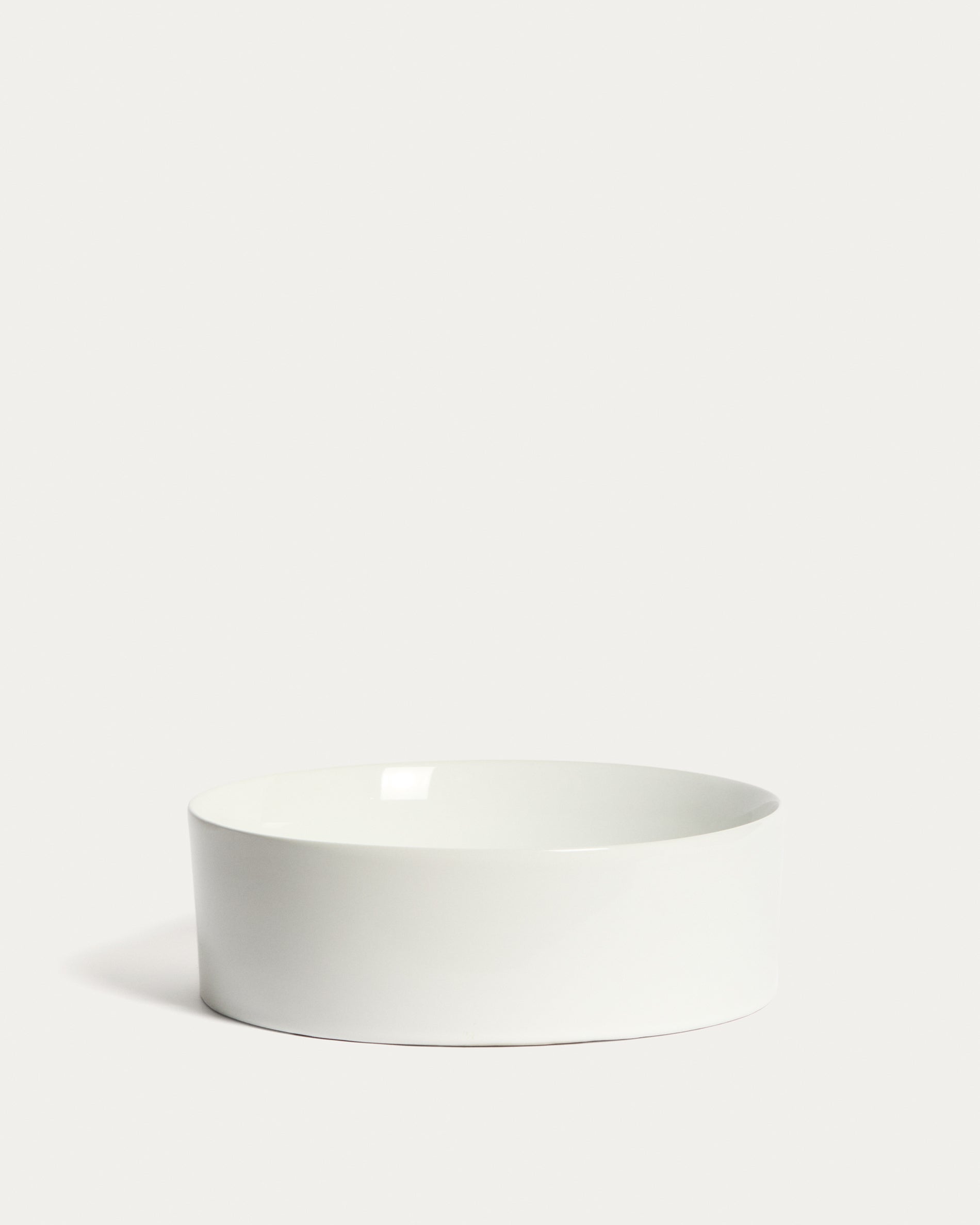 Ovara countertop basin in white glazed ceramic Ø 36 cm - Product View