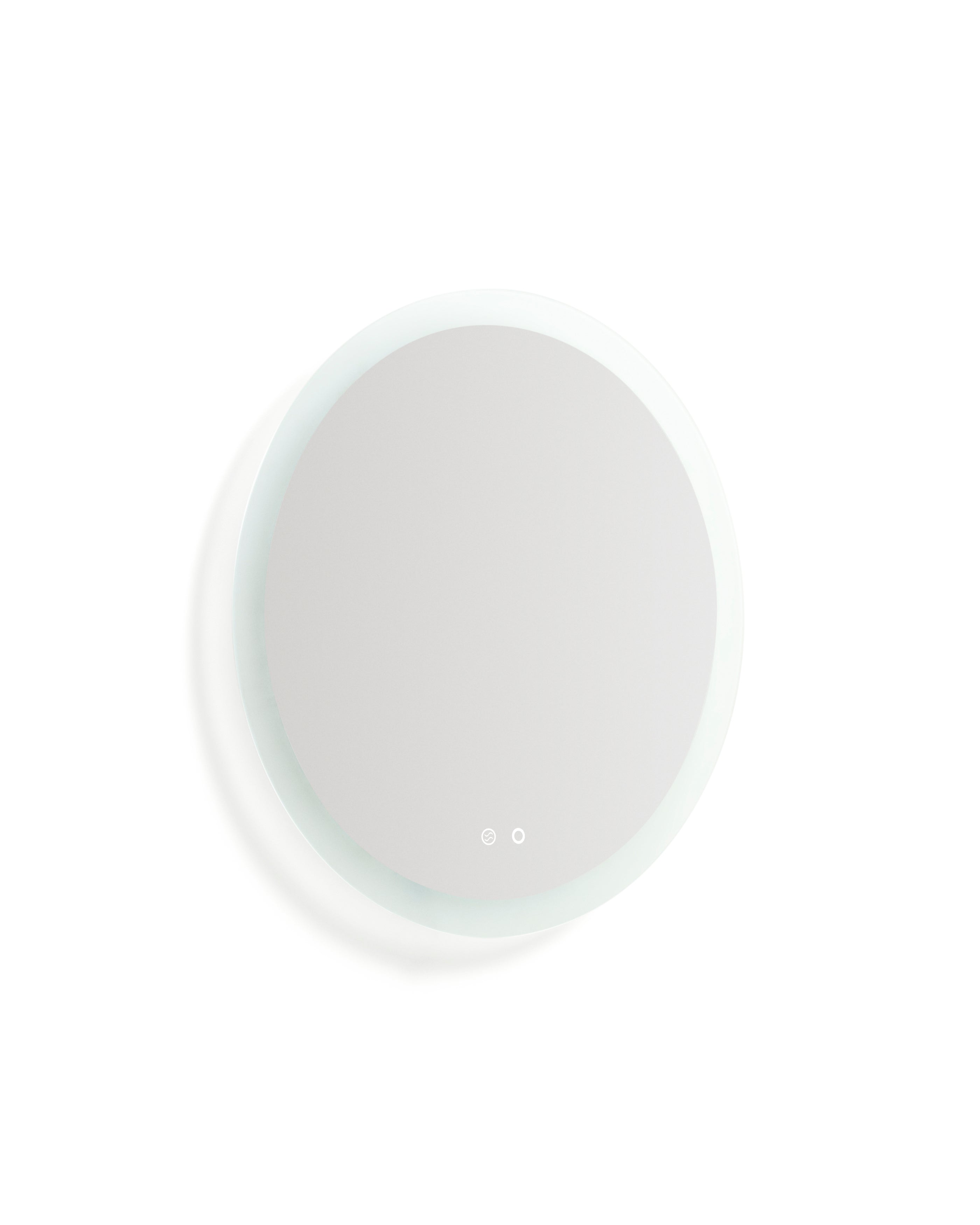 Mervi round bathroom mirror with LED light and anti-fog Ø 60cm - Product Image