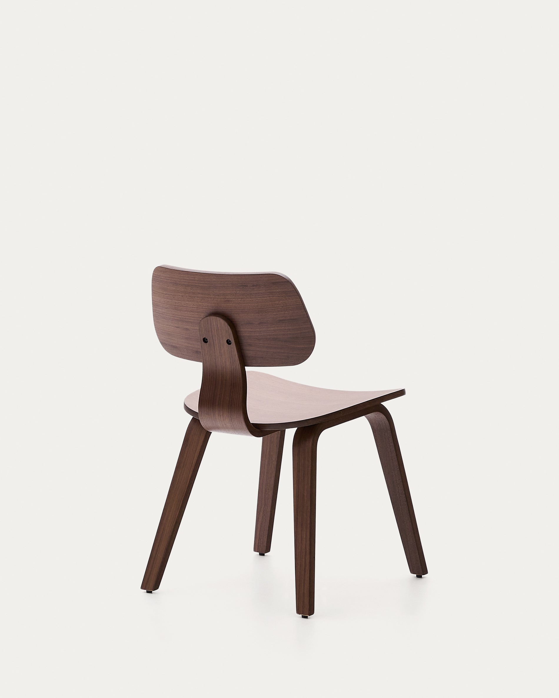 Gena chair in walnut veneer - Product View