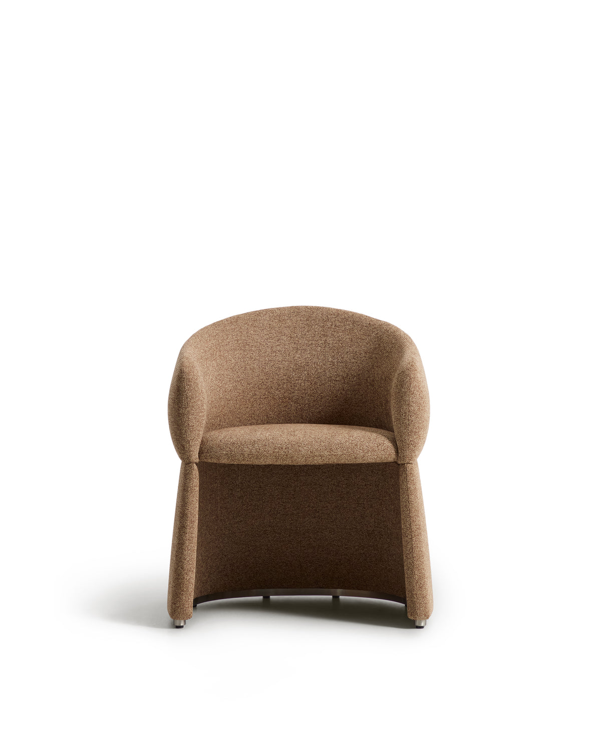 Bosca brown chenille chair - Product Image