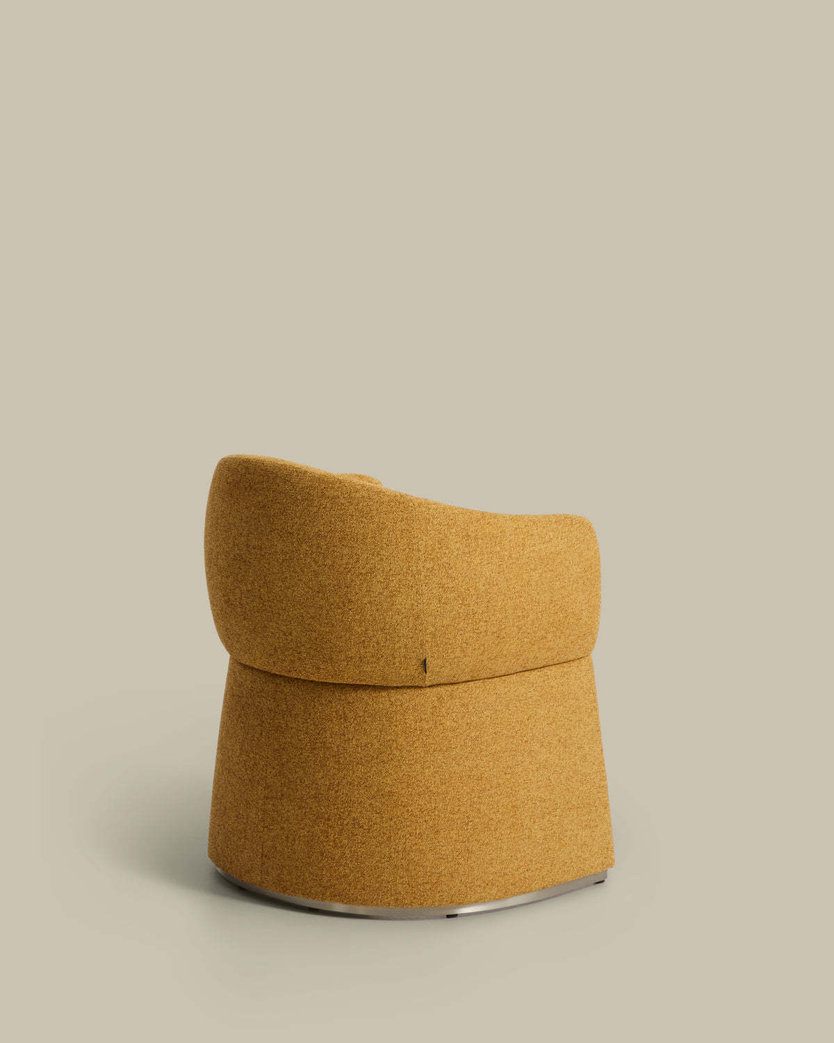 Bosca ochre chenille chair - Product View