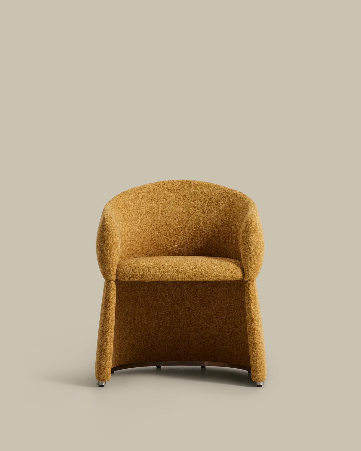 Bosca ochre chenille chair - Product View