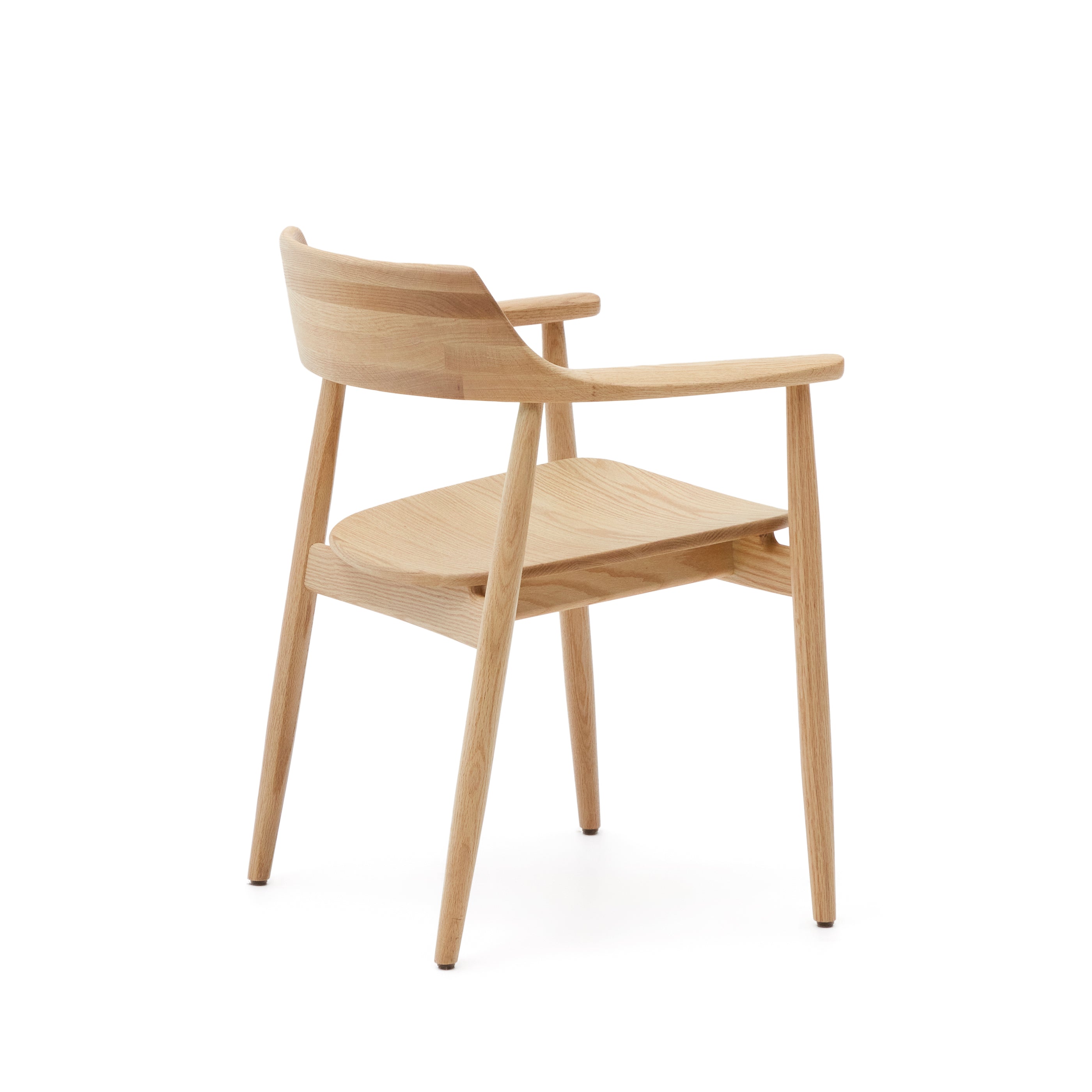 Fondes chair in solid oak wood with natural finish FSC Mix Credit - Product Image