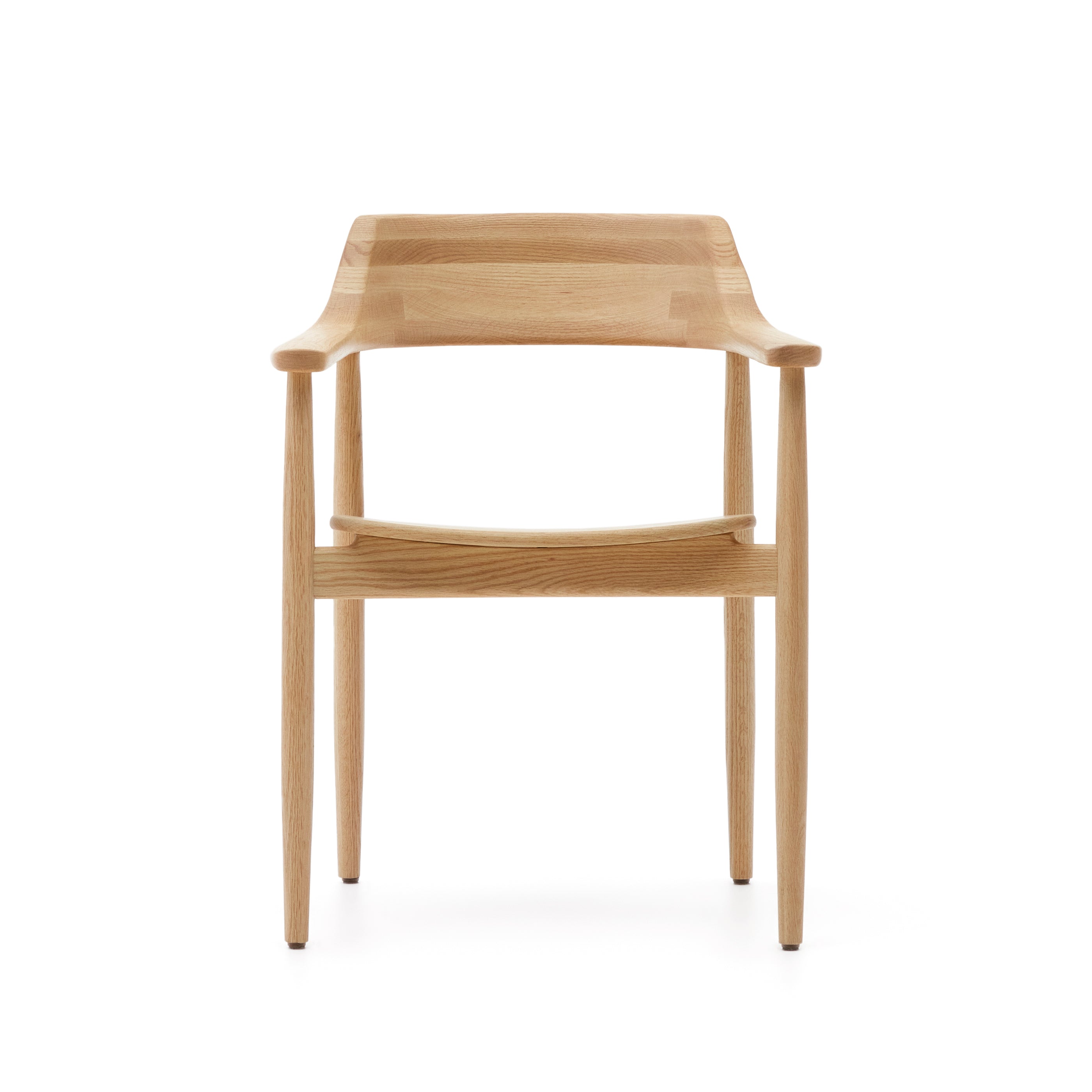 Fondes chair in solid oak wood with natural finish FSC Mix Credit - Product Image