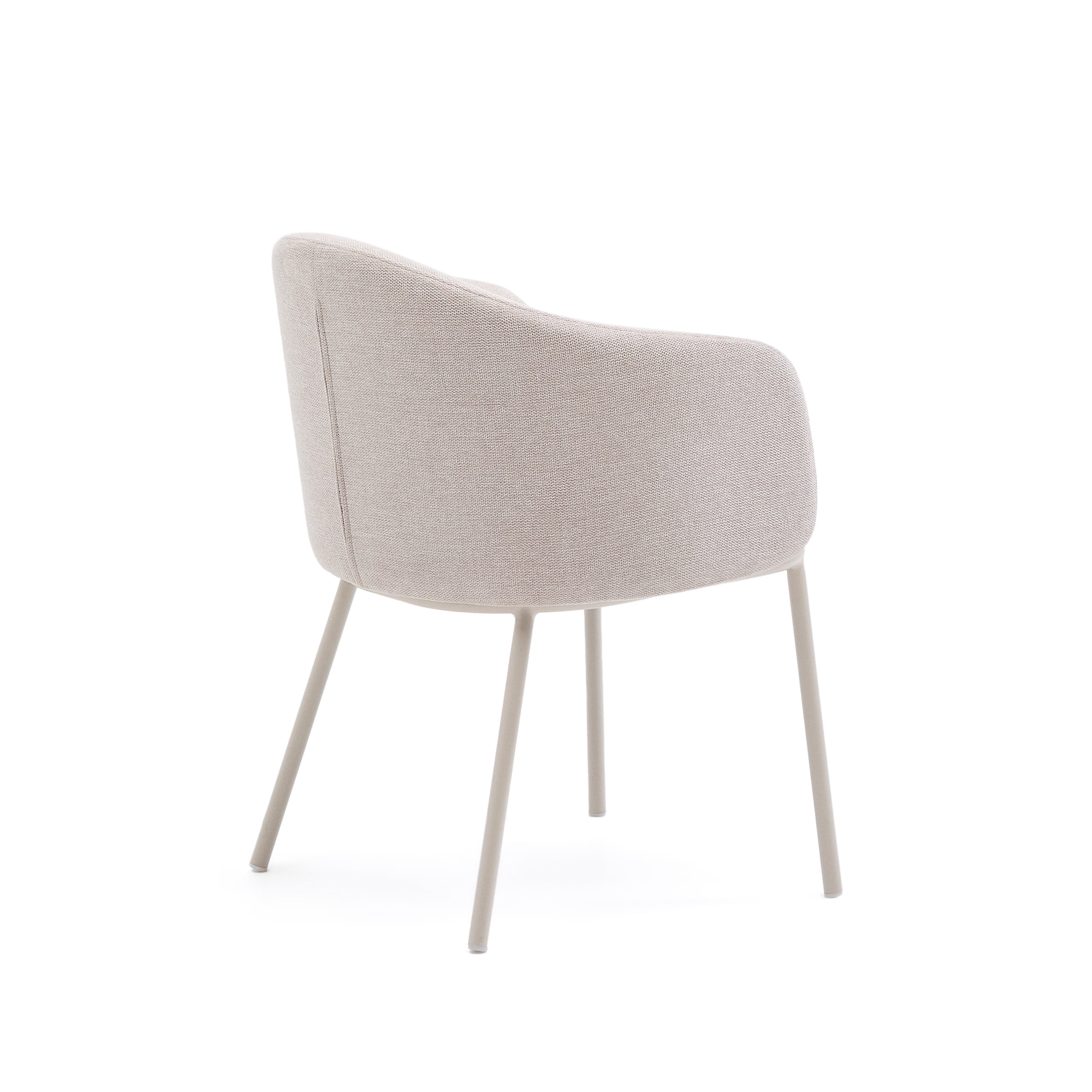 Idaira chair in beige and steel legs in a beige finish, FSC Mix Credit - Product Image