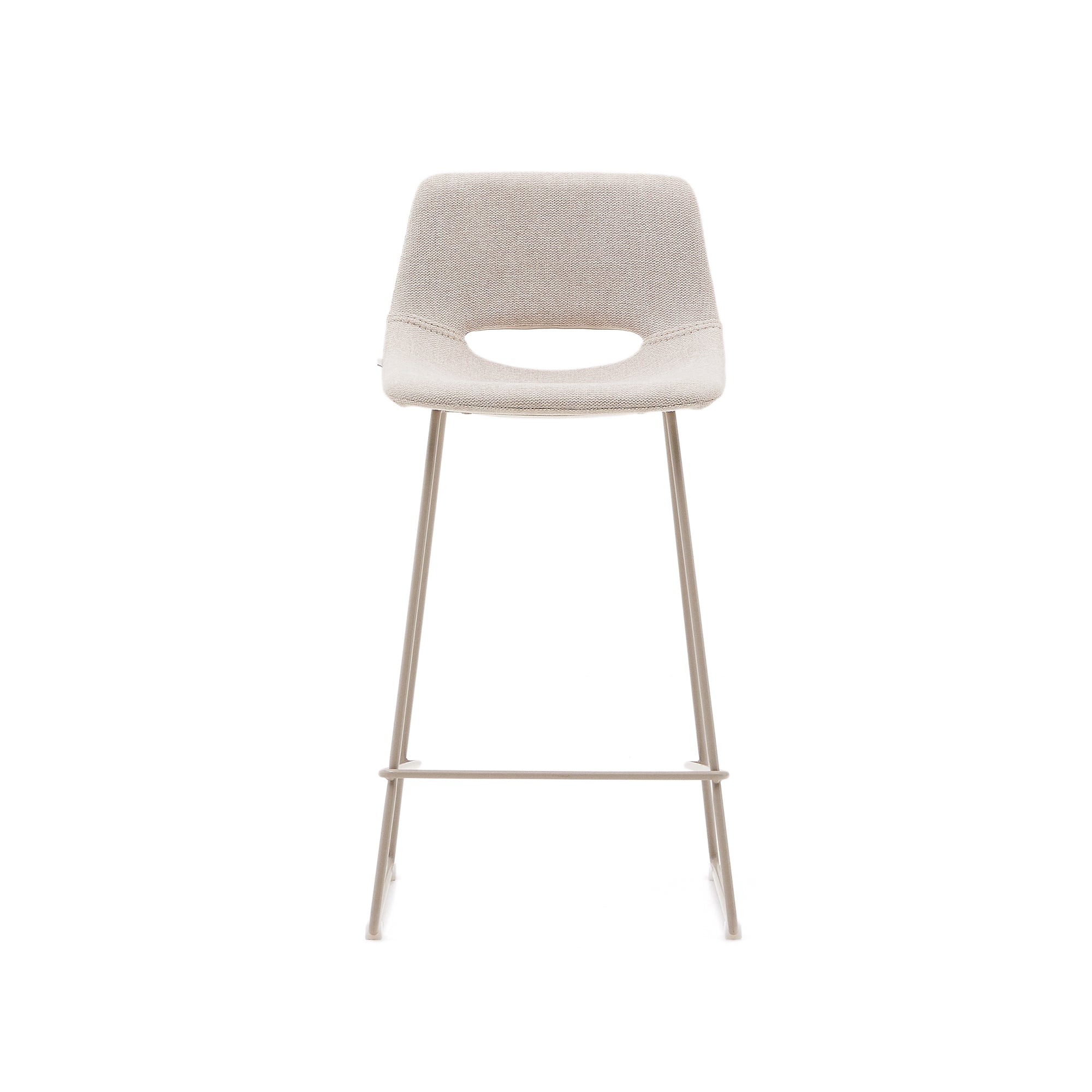 Zahara bézs szék acélból bézs színben, 65 cm magasságban