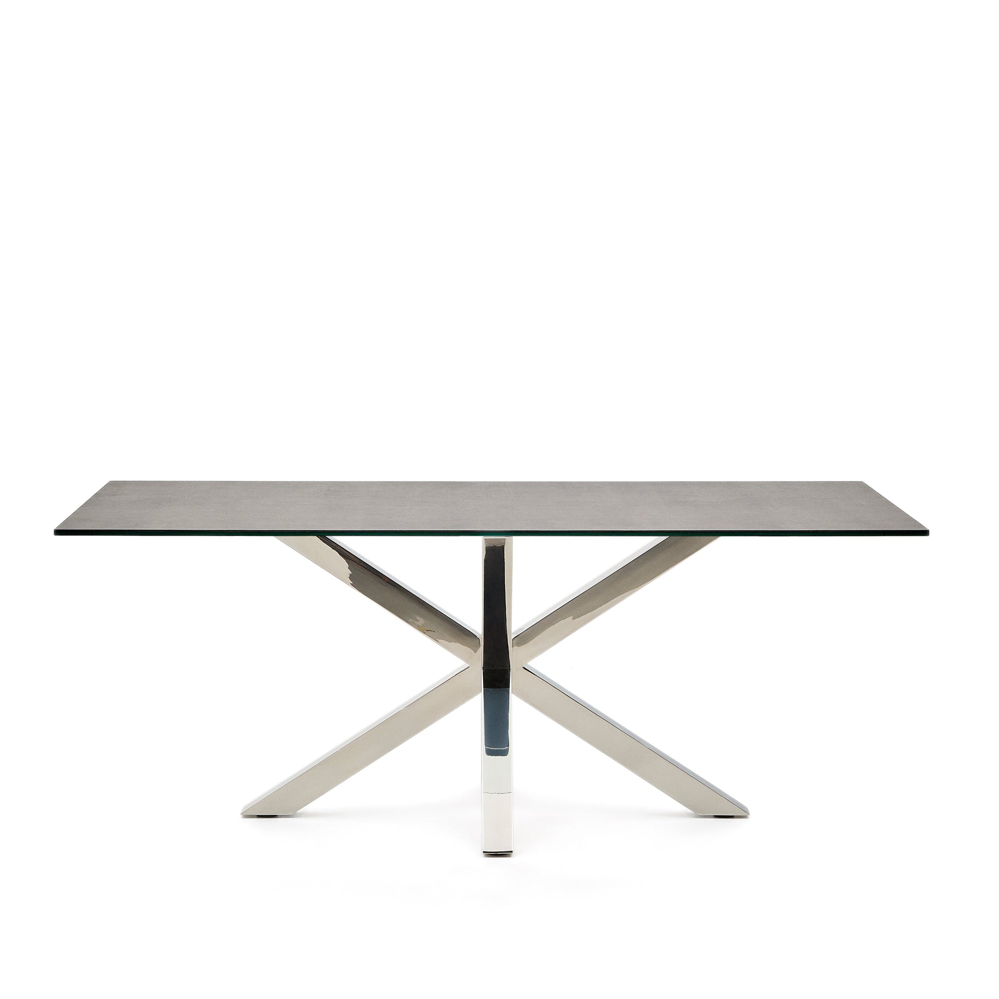 Argo table 200x100, Stainless Steel Porcelain Iron Moss