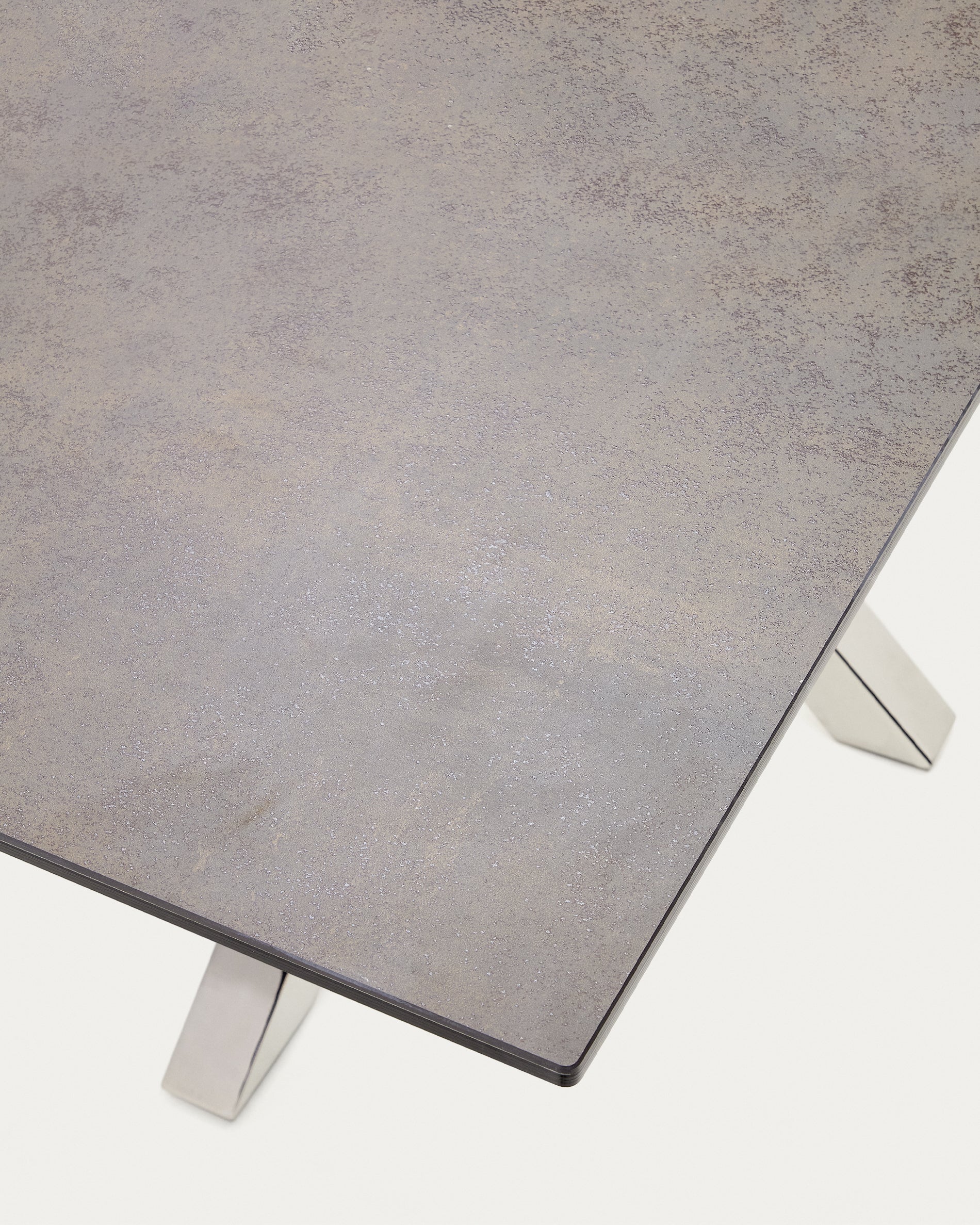 Argo table 200x100, Stainless Steel Porcelain Iron Moss