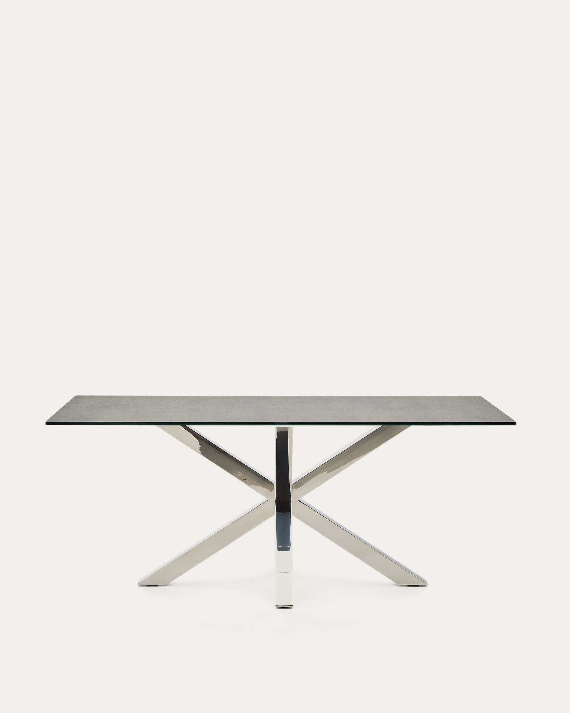 Argo table 180x100, Stainless Steel Porcelain Iron Moss