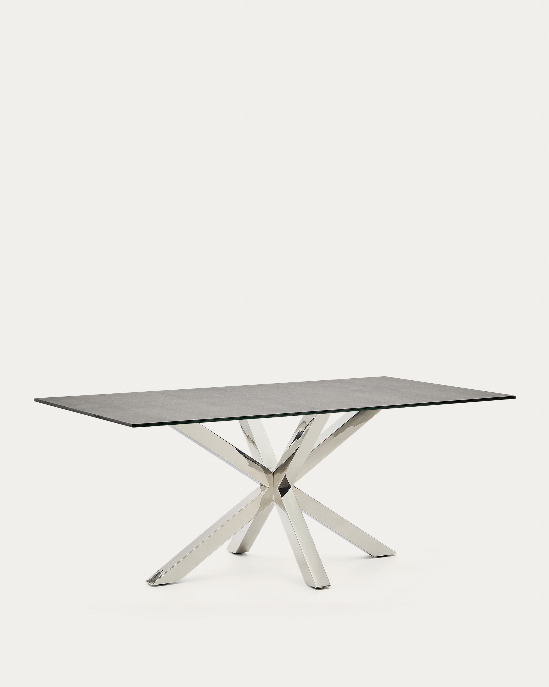 Argo table 180x100, Stainless Steel Porcelain Iron Moss