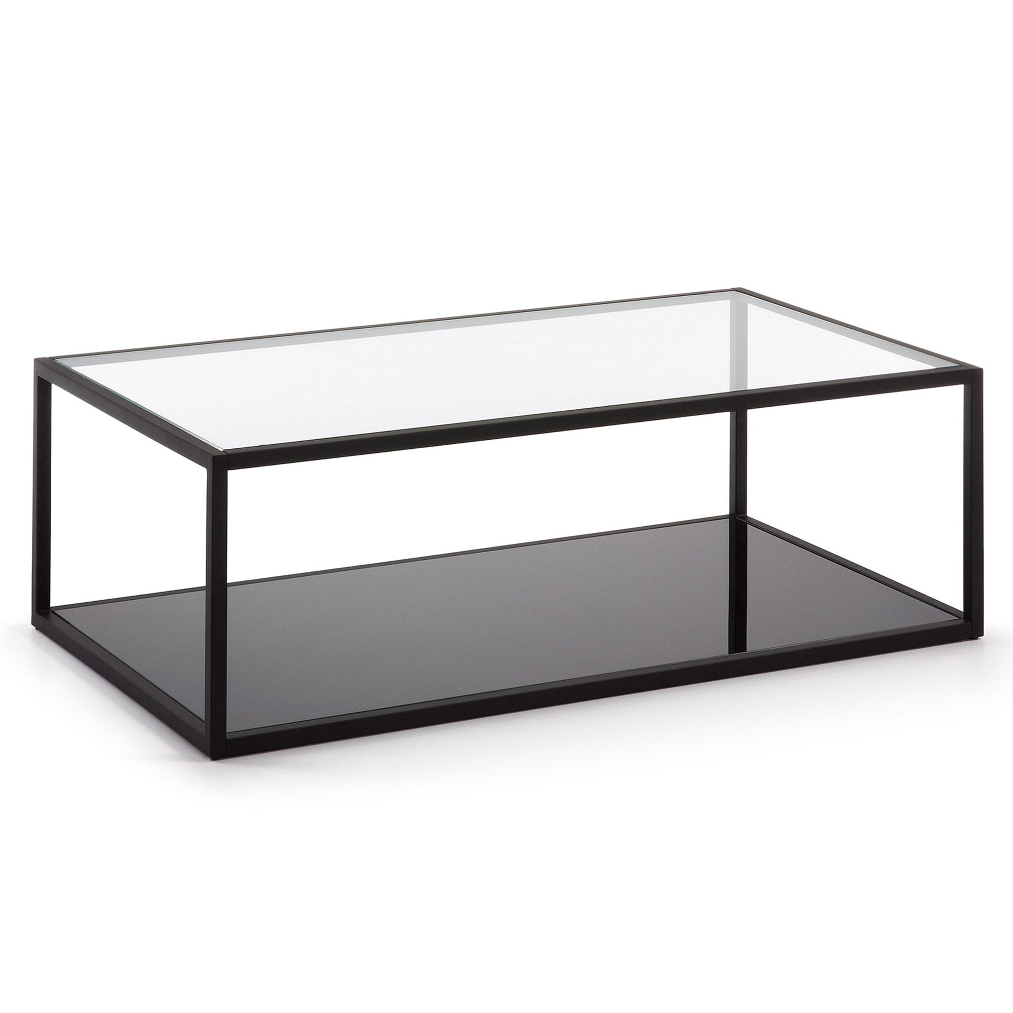 Blackhill black rectangular coffee table 110 x 60 cm - Product Image
