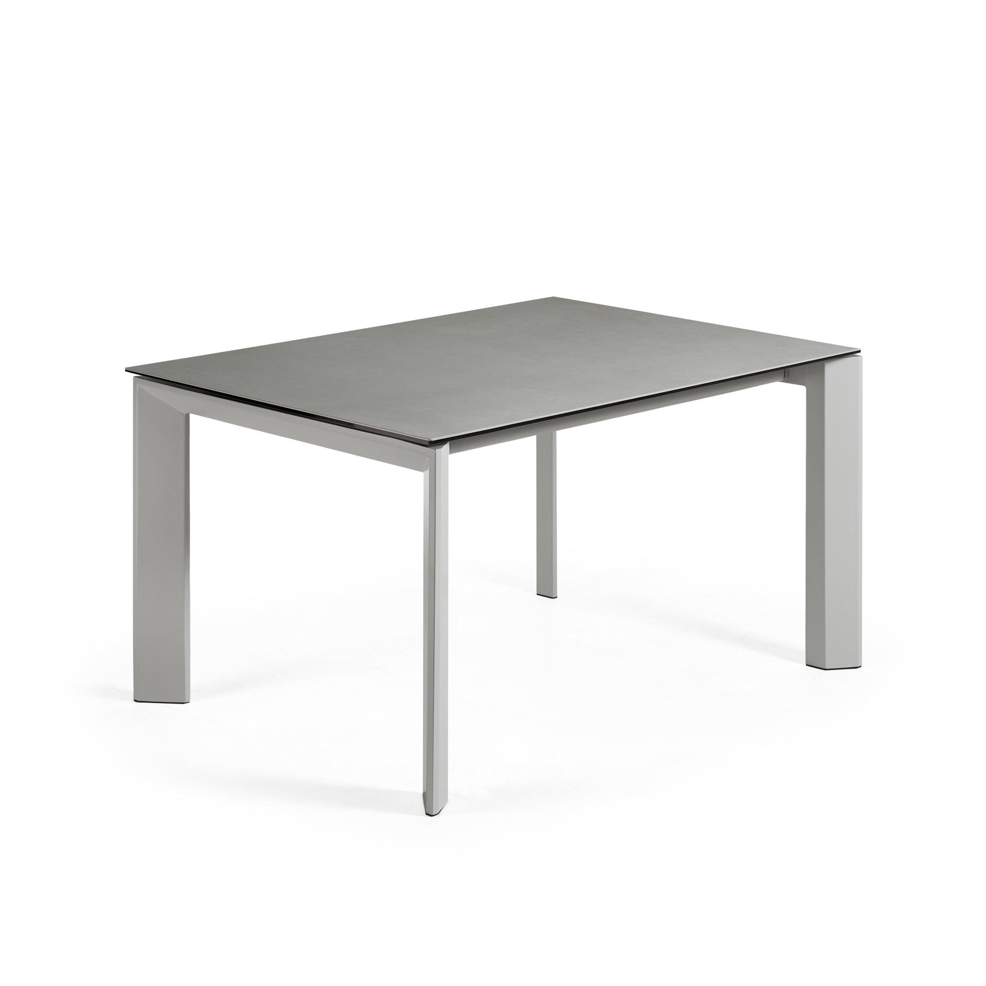 Axis porcelán kihúzható asztal Hydra Ólom befejezéssel és szürke acél lábakkal 140 (200) cm