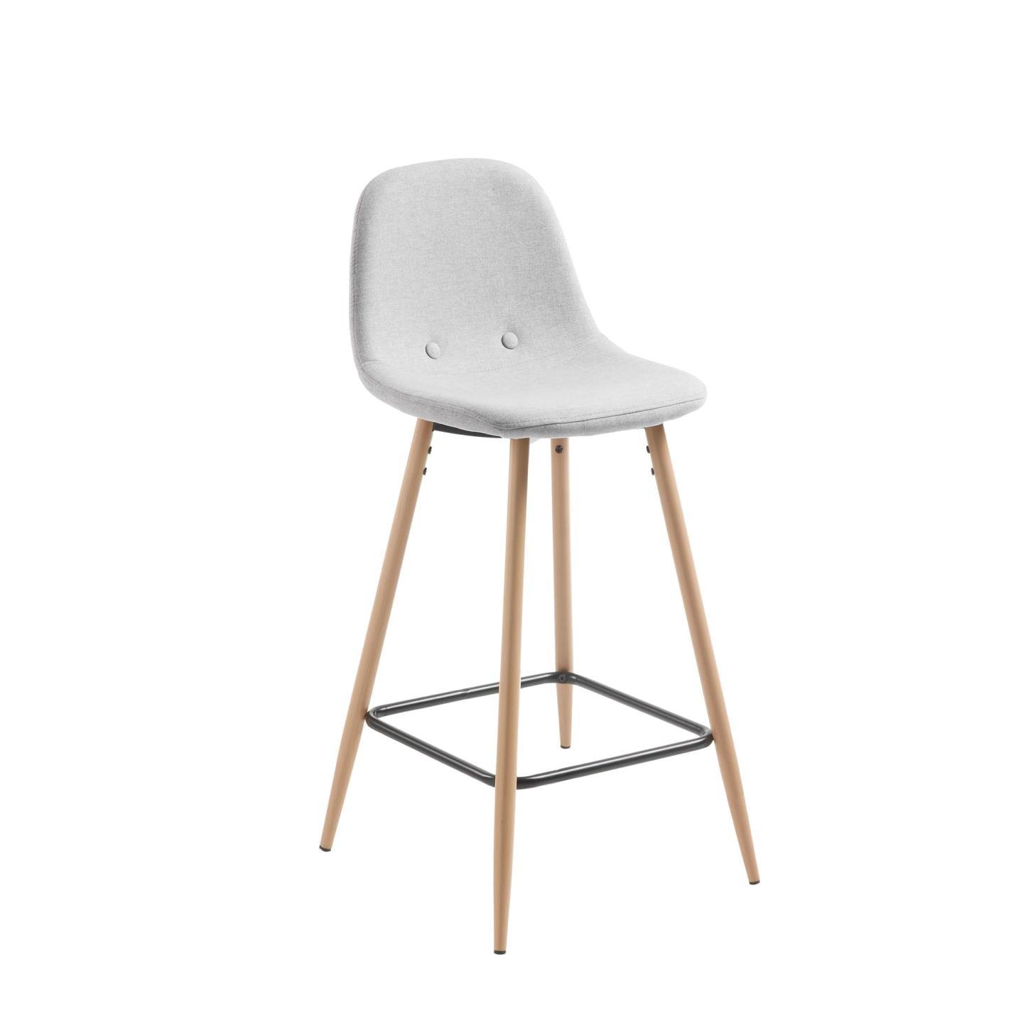 Light grey Nolite stool height 65 cm - Product Image