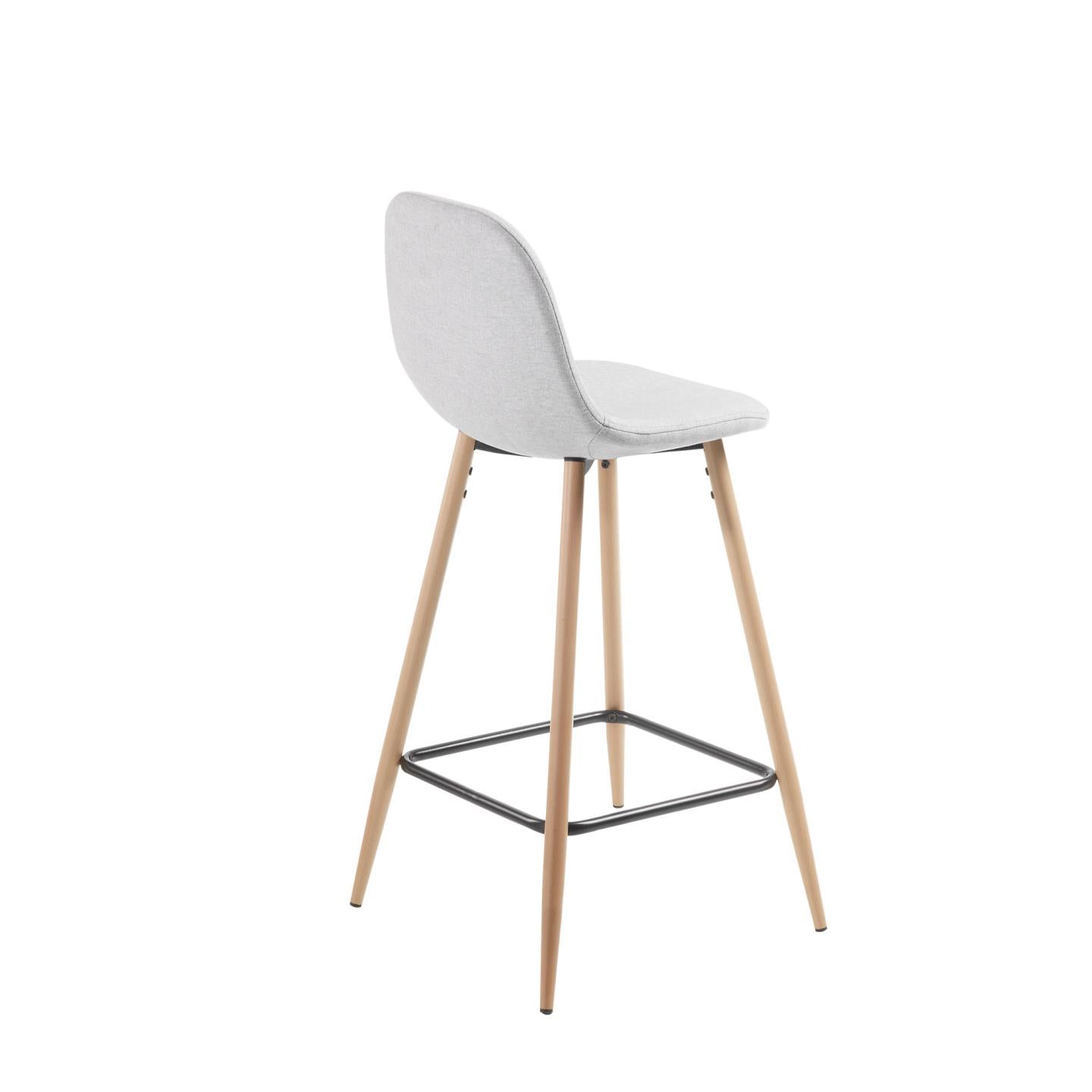 Light grey Nolite stool height 65 cm - Product Image