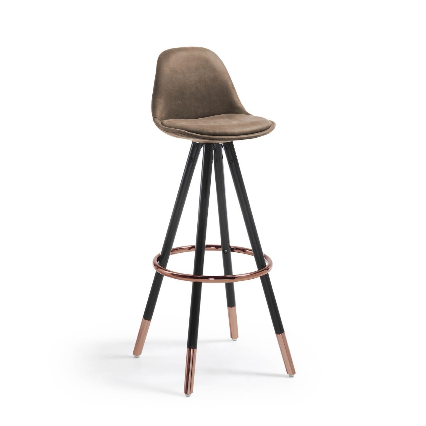 Brown Slad barstool height 75 cm - Product Image