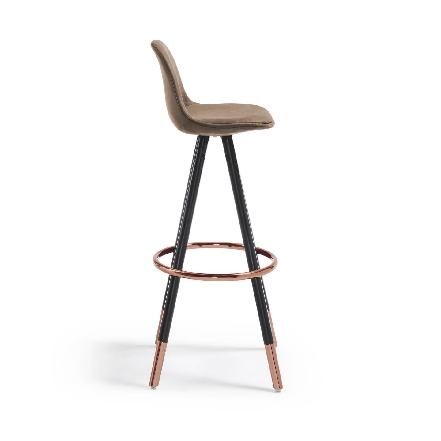 Brown Slad barstool height 75 cm - Product Image