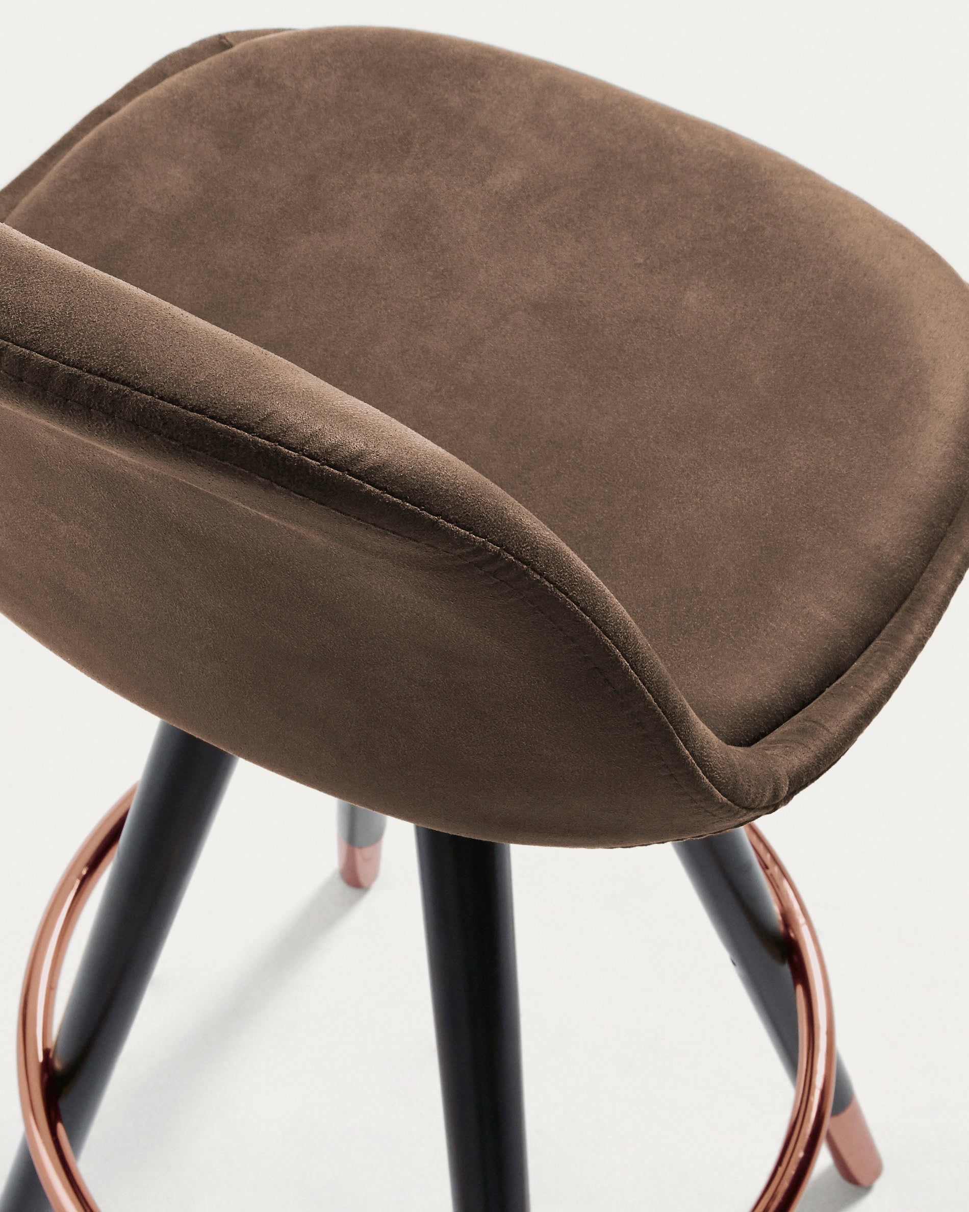 Brown Slad barstool height 75 cm - Detail