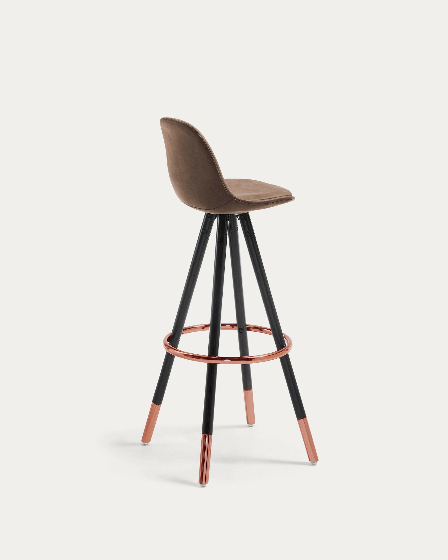 Brown Slad barstool height 75 cm - Product View