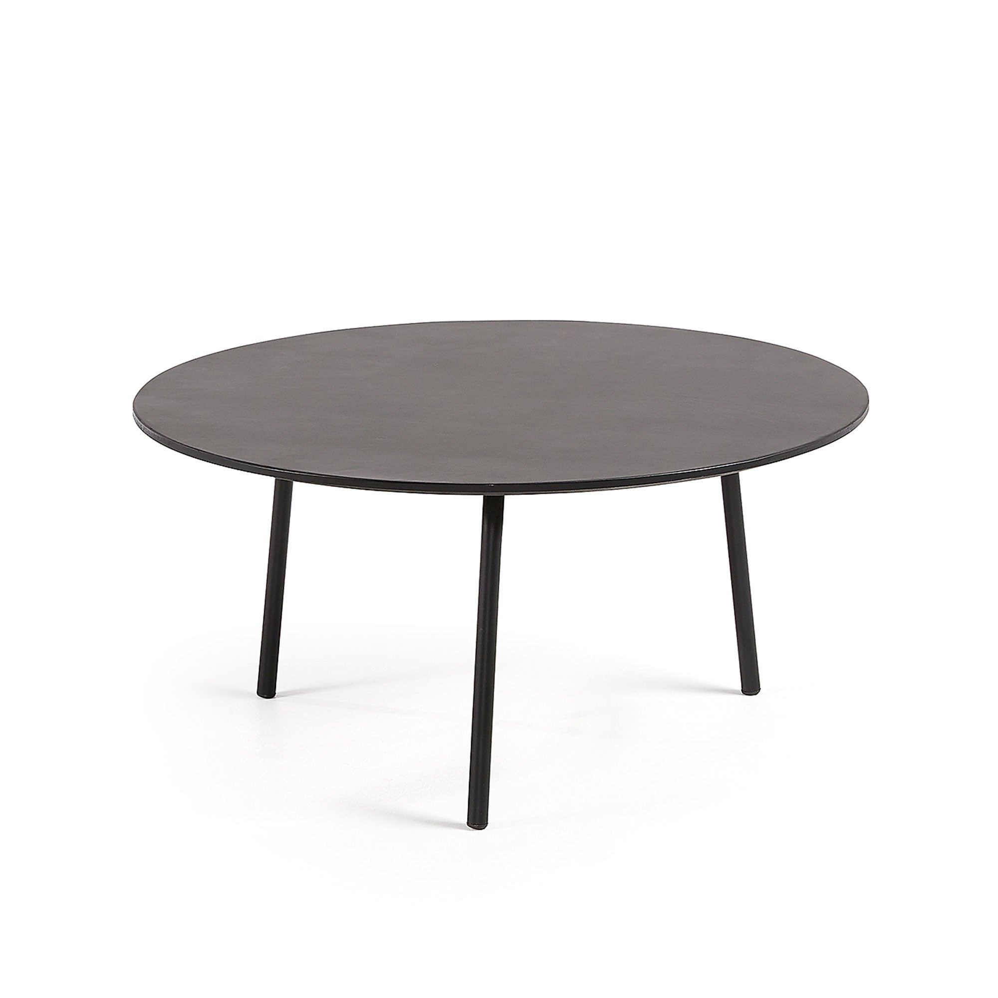 Mathis cement fibre with steel legs with black finish Ø 70 cm - Product Image