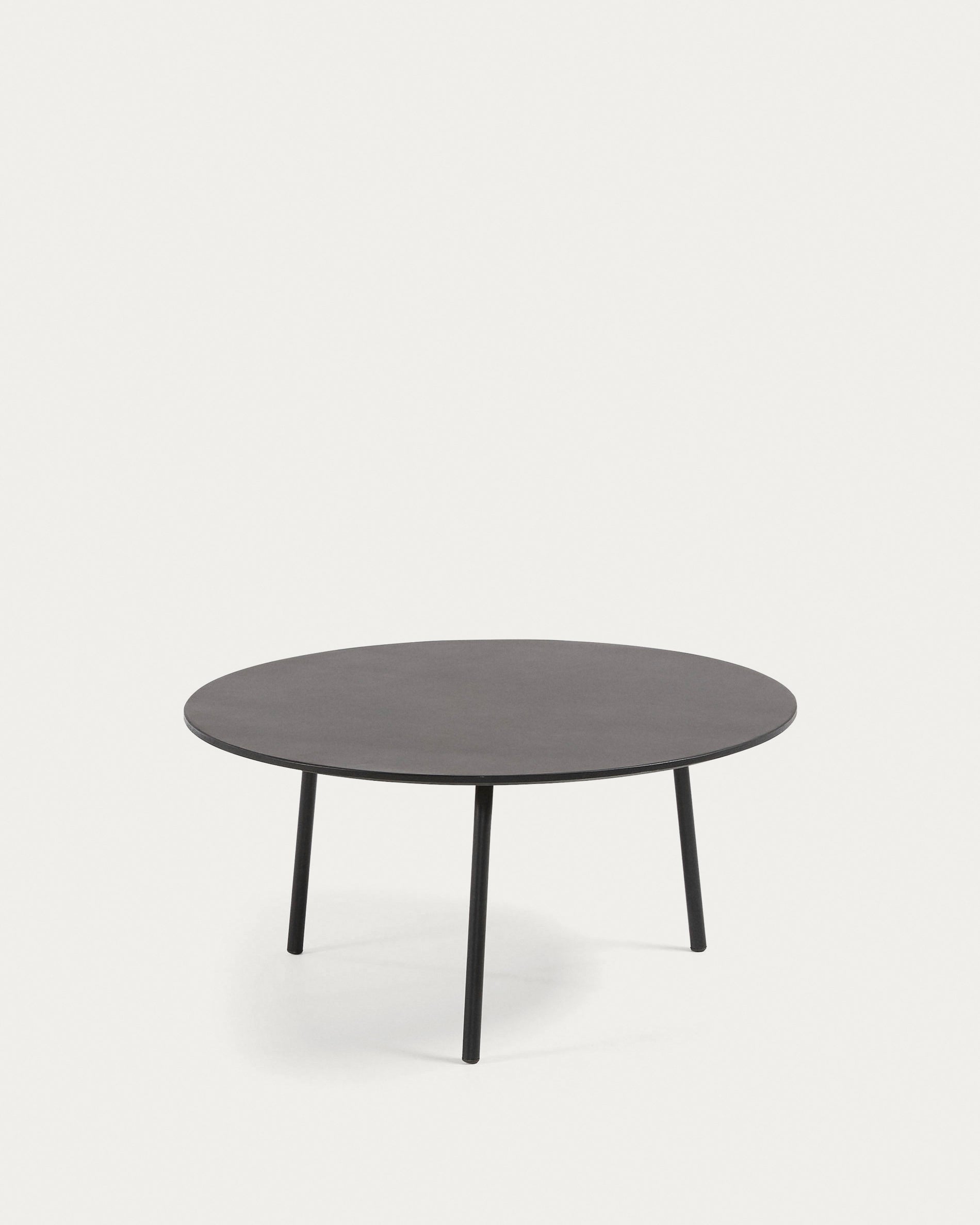 Mathis cement fibre with steel legs with black finish Ø 70 cm - Product View