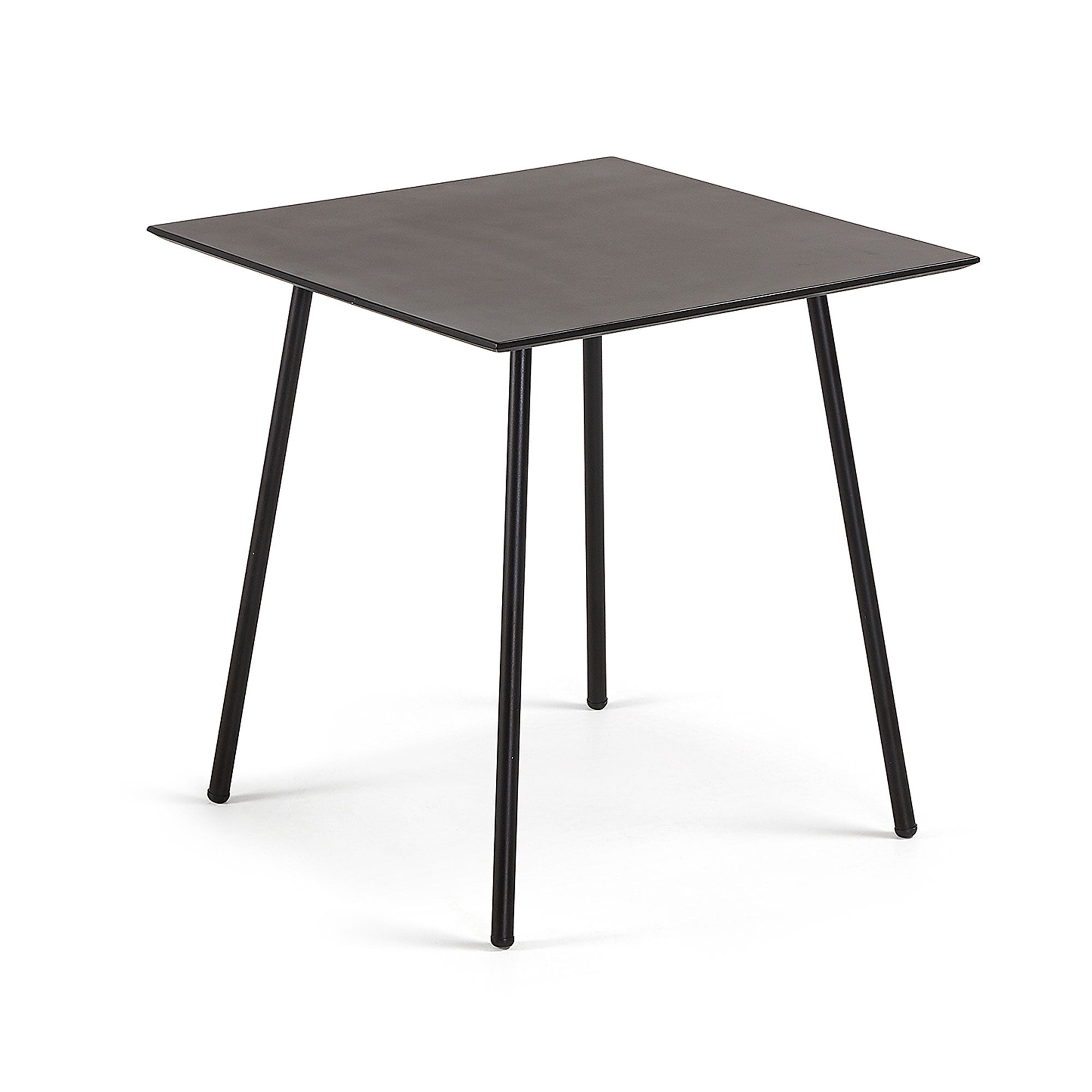 Mathis cement fibre with steel legs with black finish 75 x 75 cm - Product Image