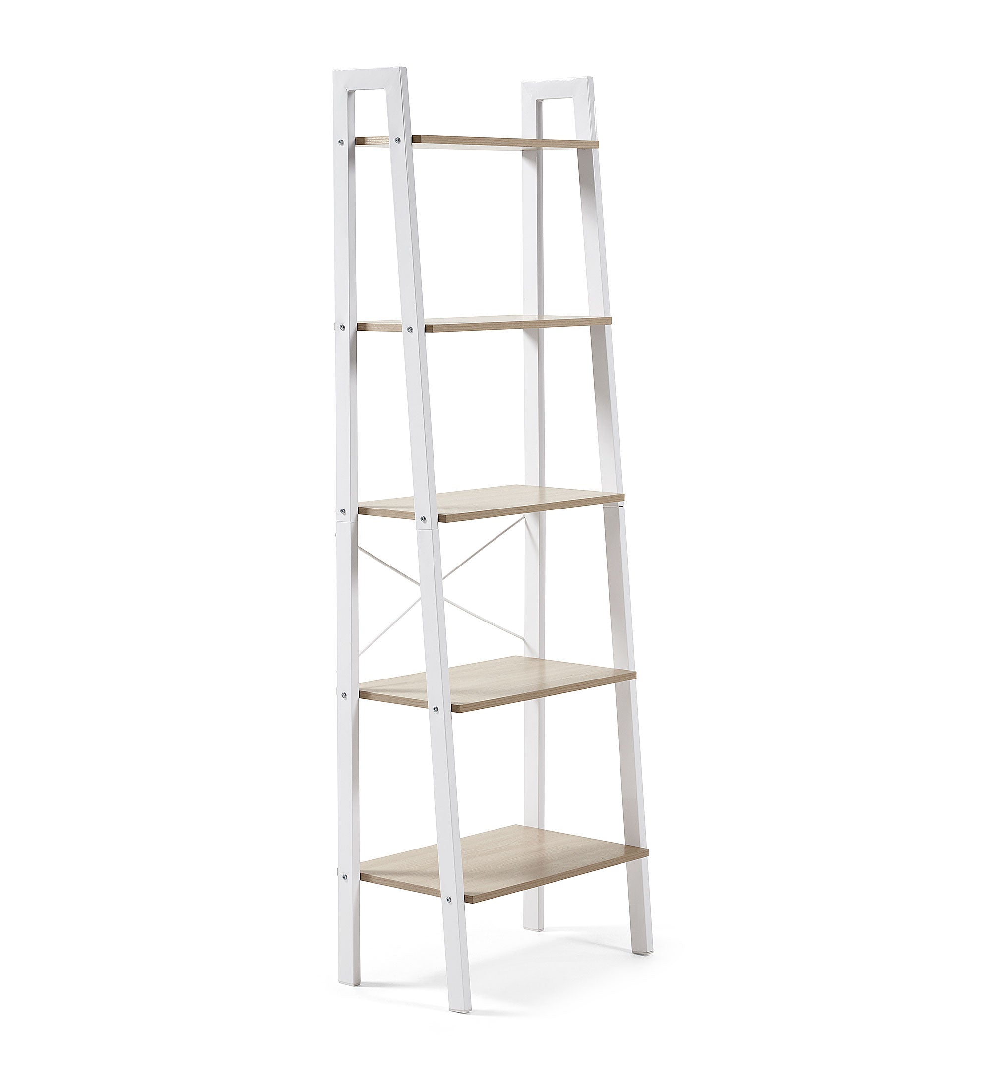 Aarhus shelving unit in white, 56 x 172 cm - Product Image