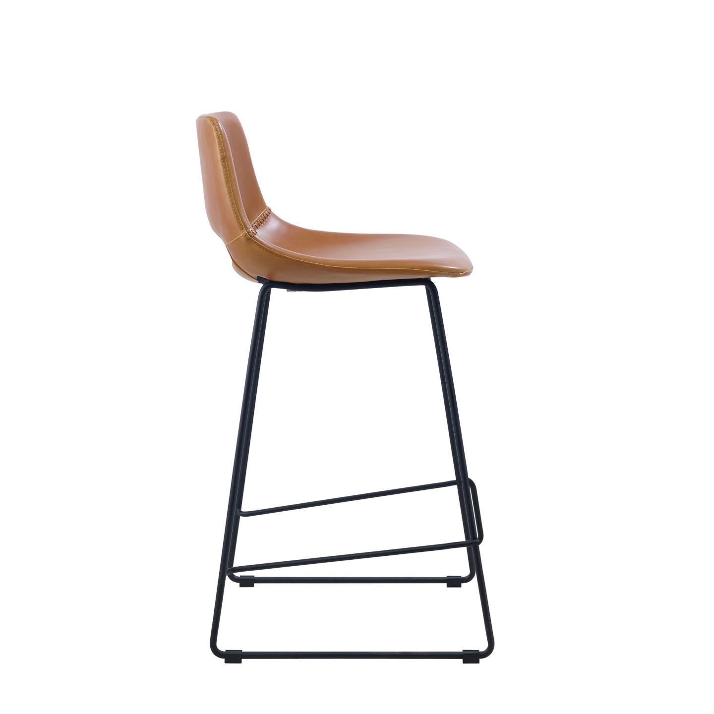 Brown synthetic leather Zahara height 65 cm - Product Image