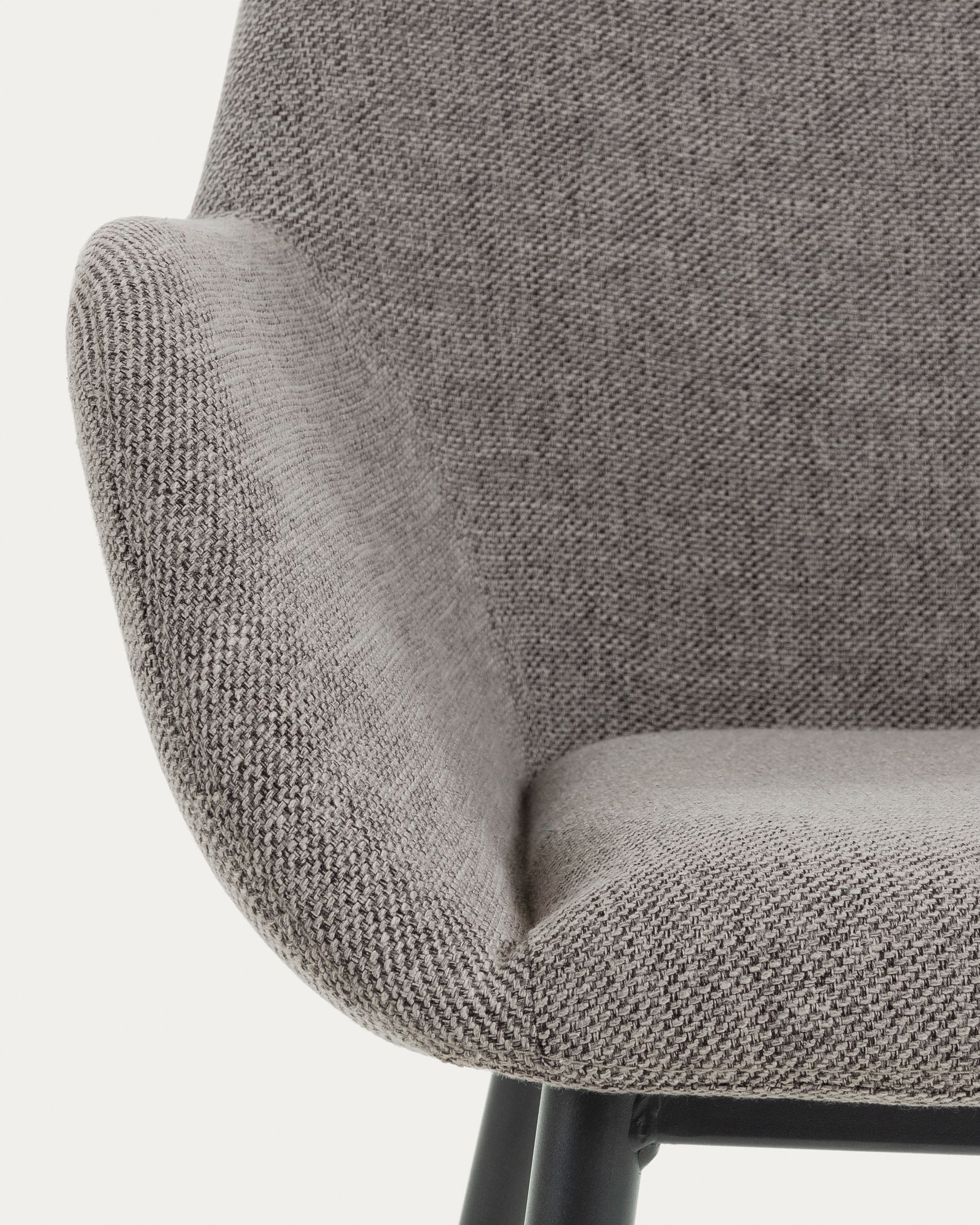 Konna light grey chair - Detail