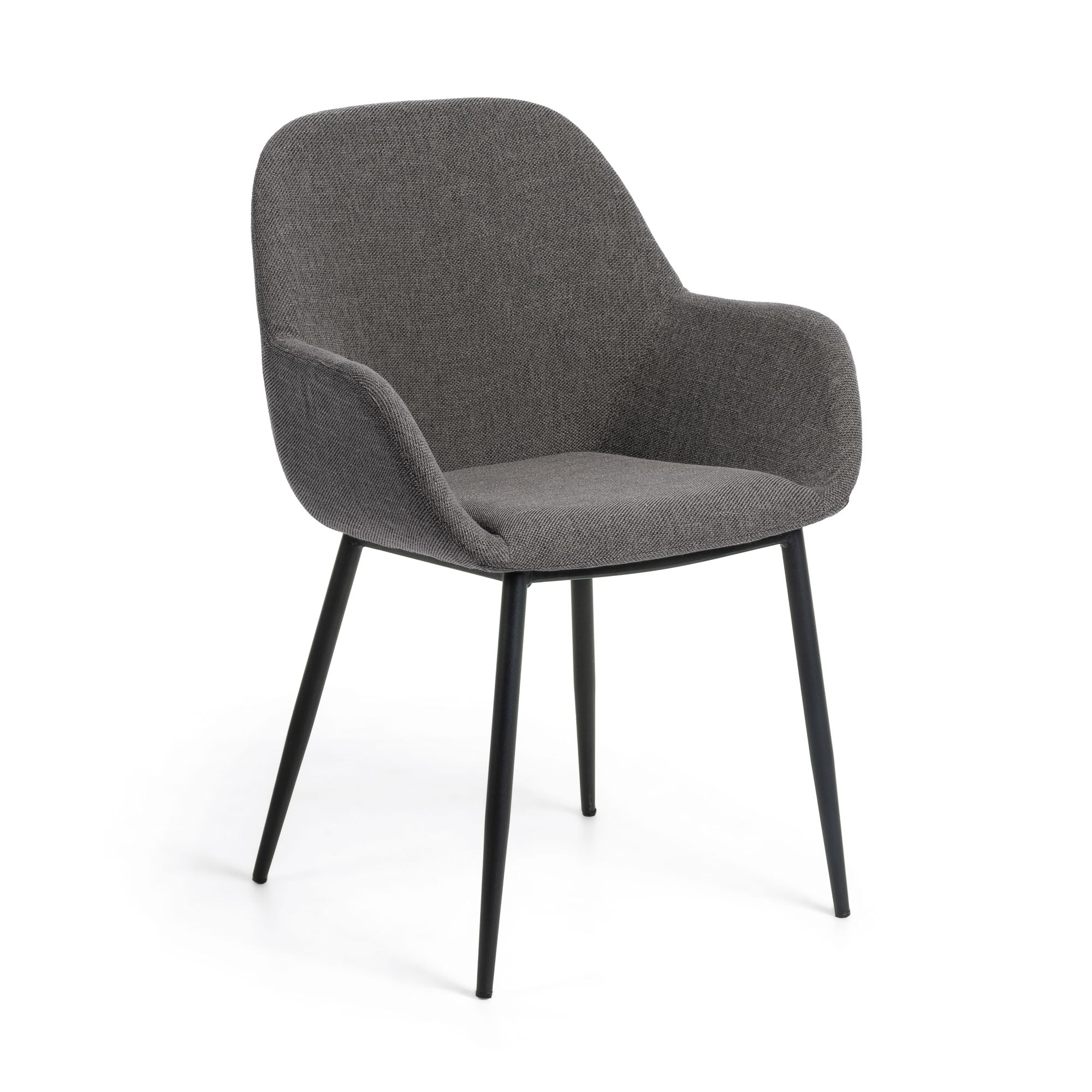 Konna dark grey chair FR - Product Image