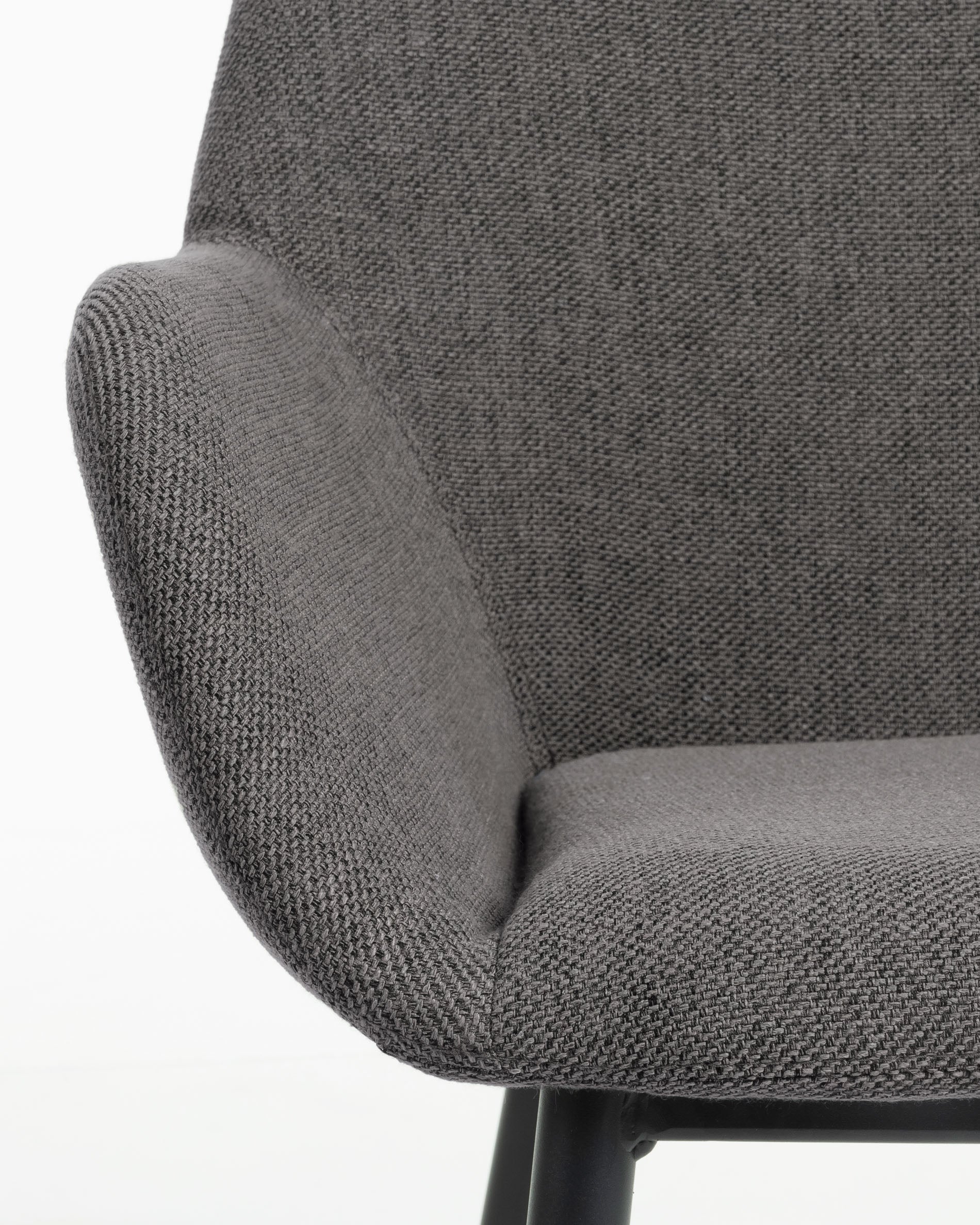 Konna dark grey chair FR - Detail