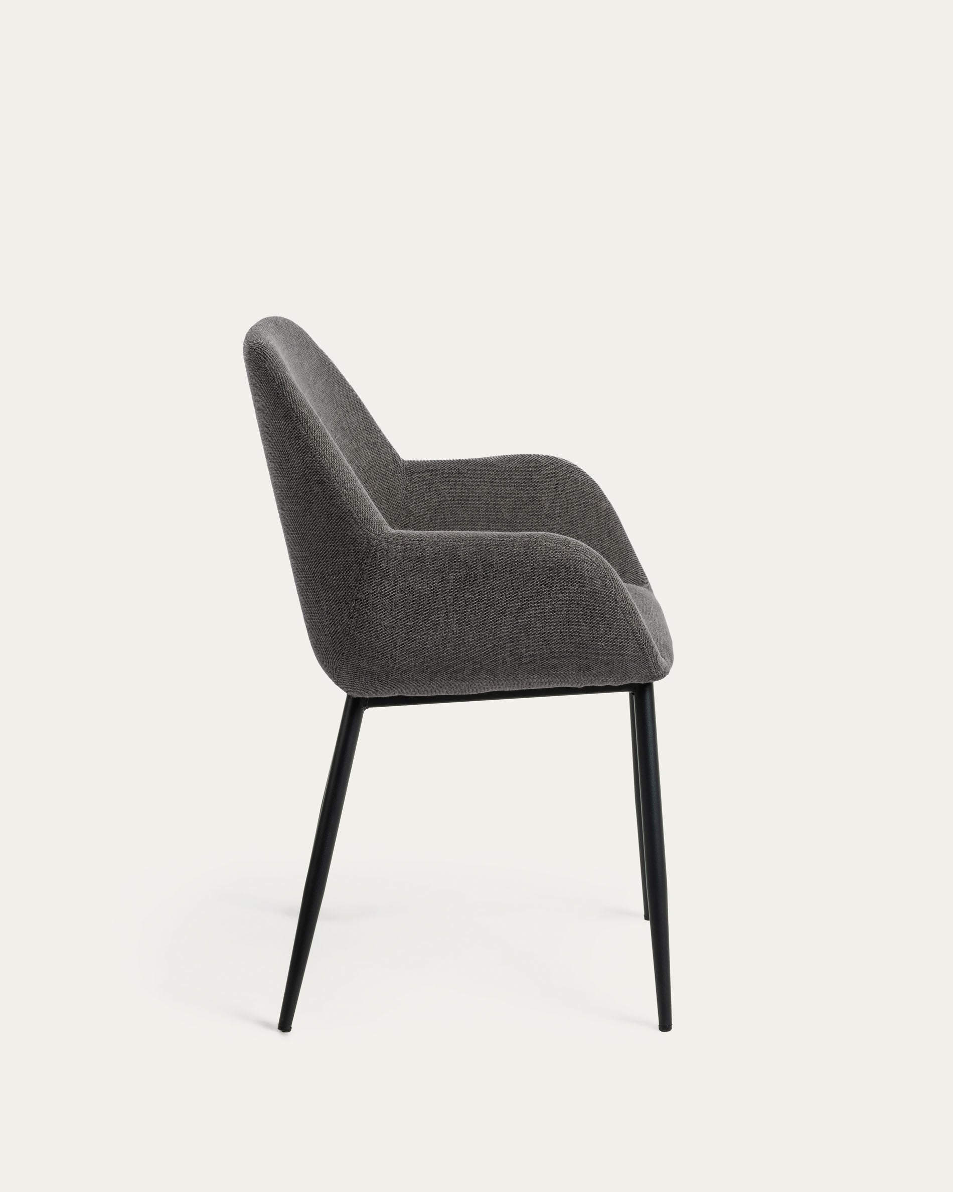 Konna dark grey chair FR - Product View