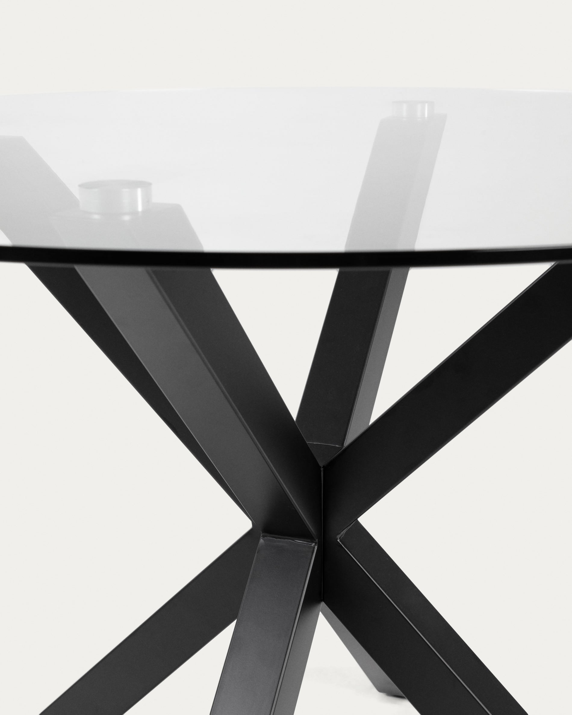 Argo coffee table glass black Ø 82 cm - Detail