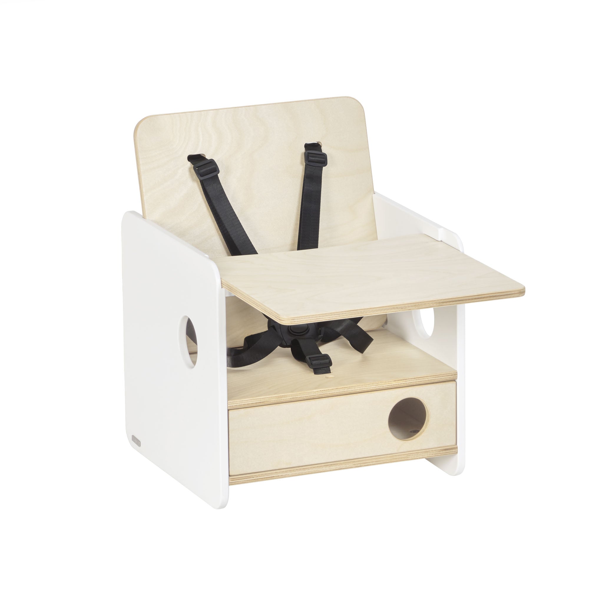 Tray for the Nuun evolutive chair in birch veneer - Product Image