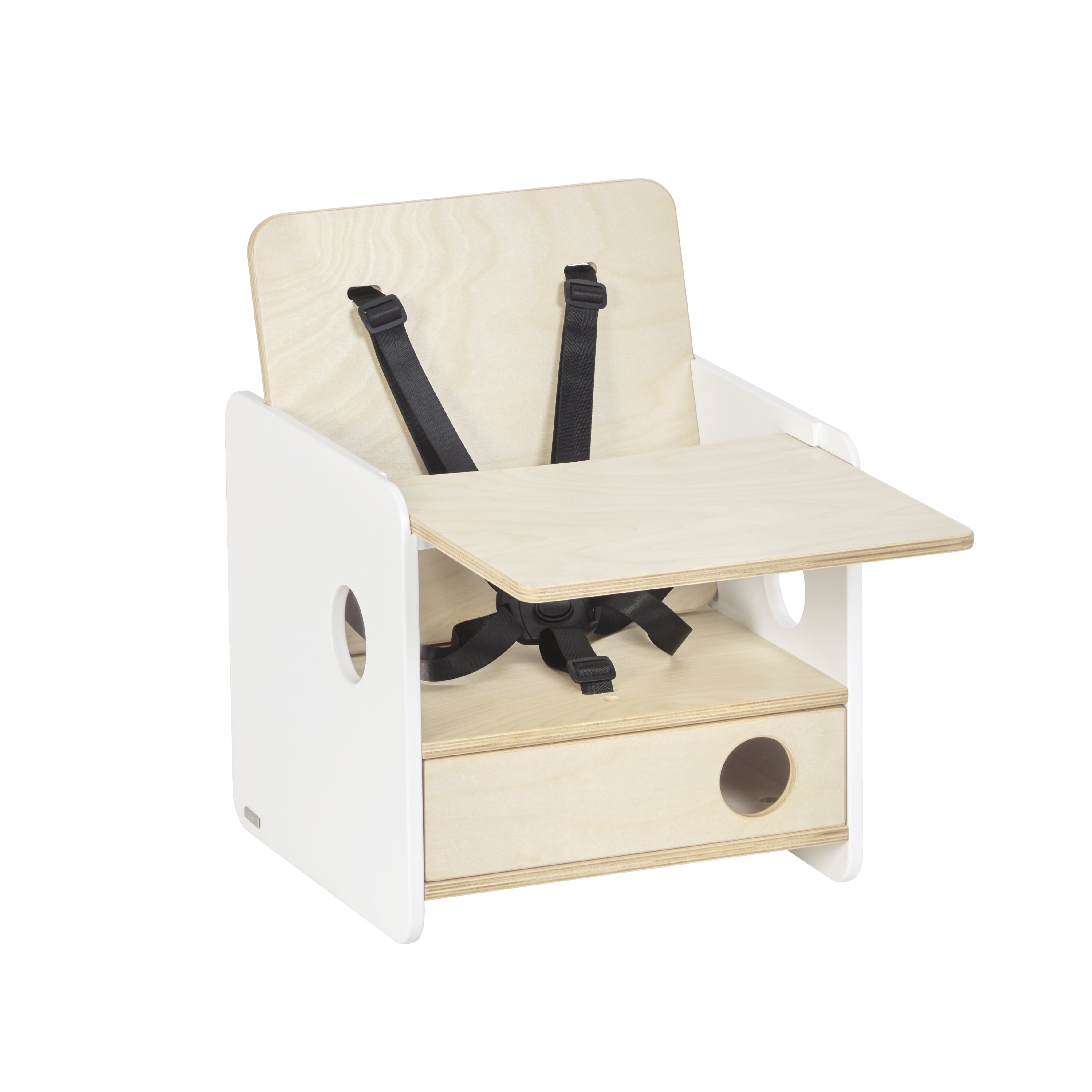 Tray for the Nuun evolutive chair in birch veneer - Product Image