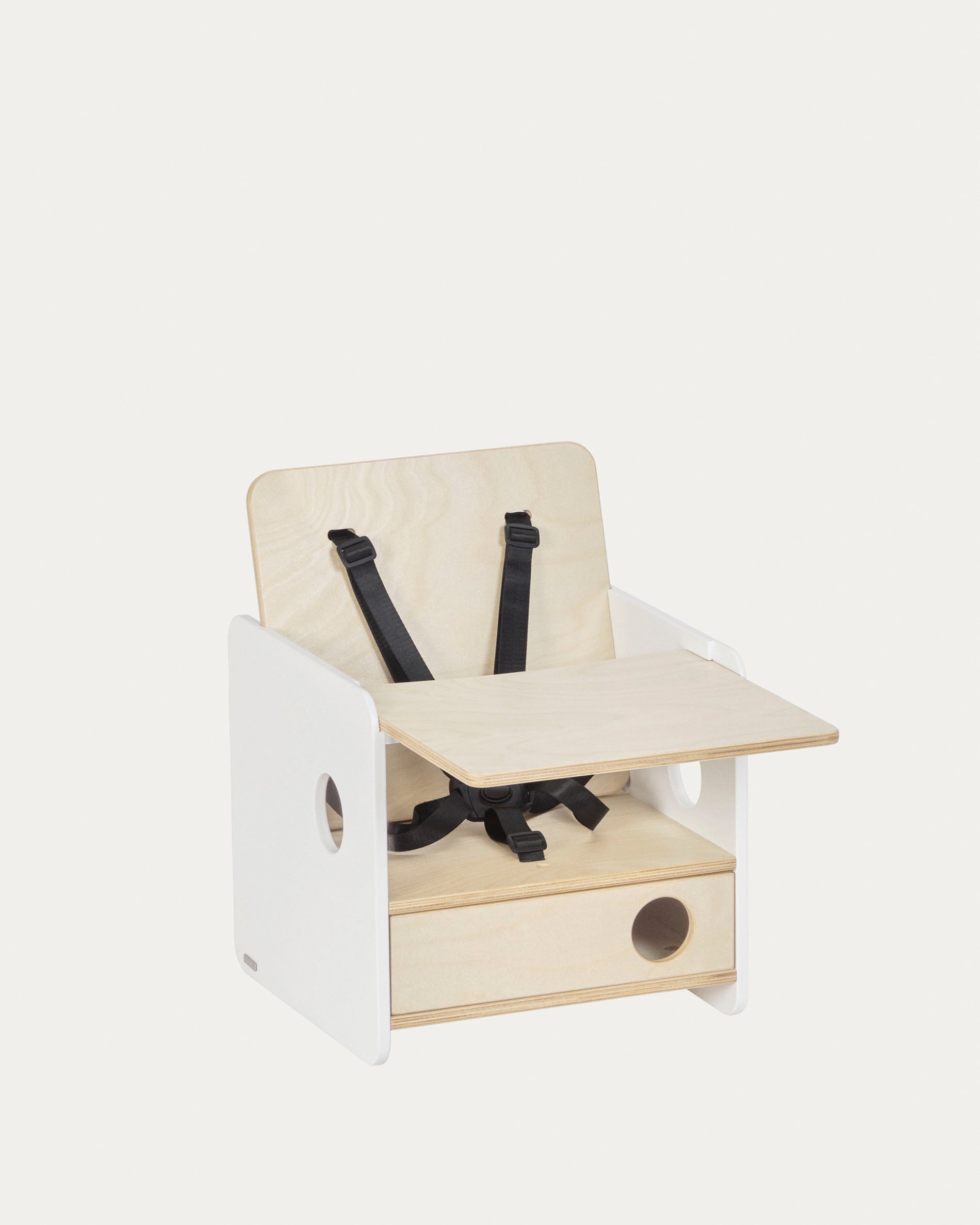 Tray for the Nuun evolutive chair in birch veneer - Product View