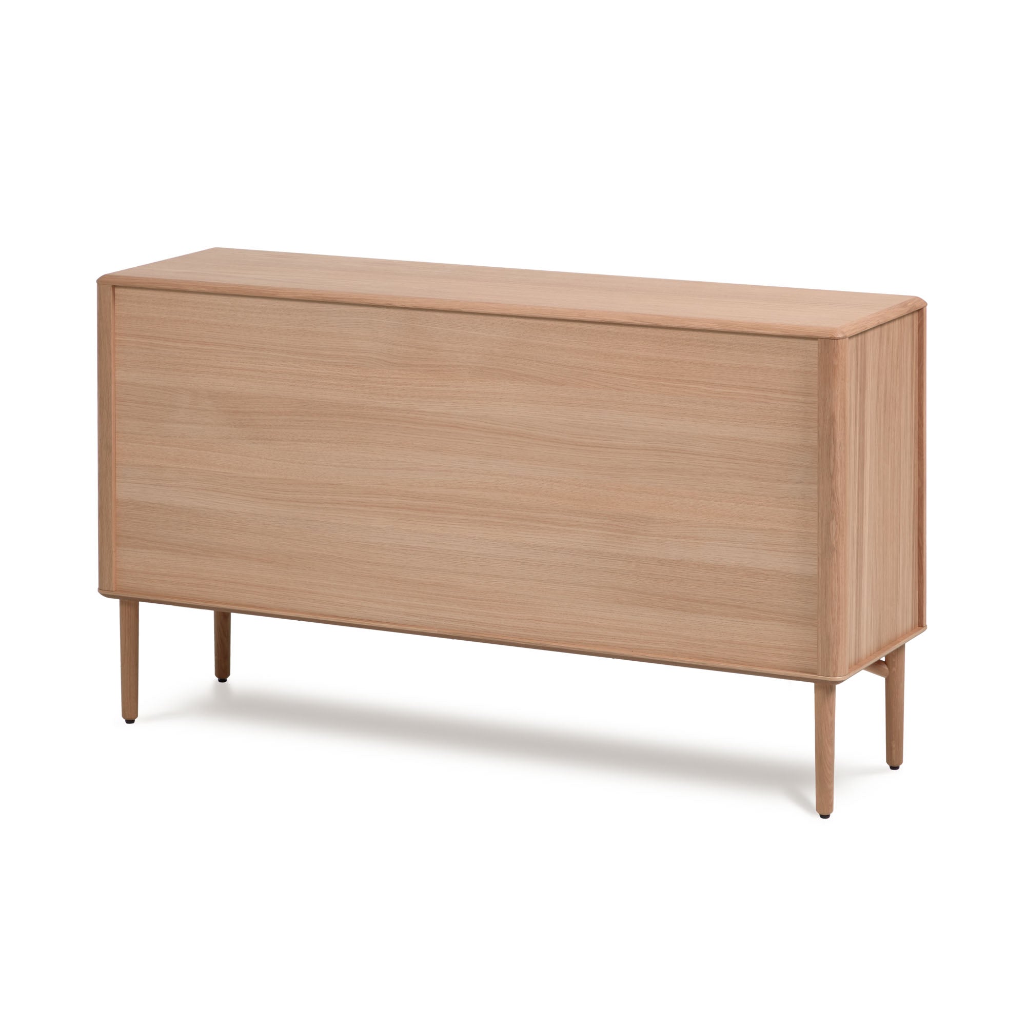Lenon oak wood and veneer sideboard with 2 doors & 3 drawers, 155 x 86 cm FSC MIX Credit - Product Image