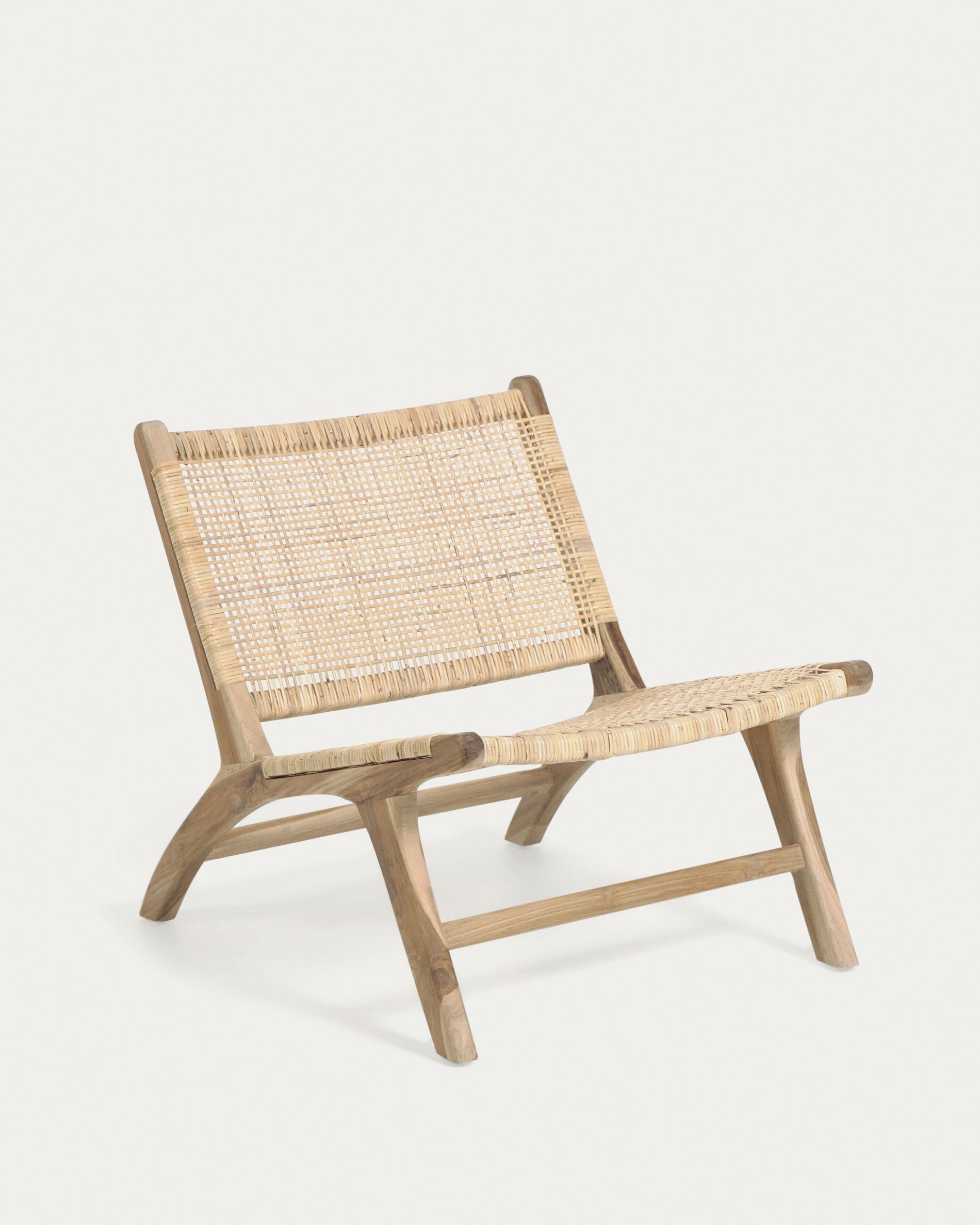 Beida solid teak armchair - Product View