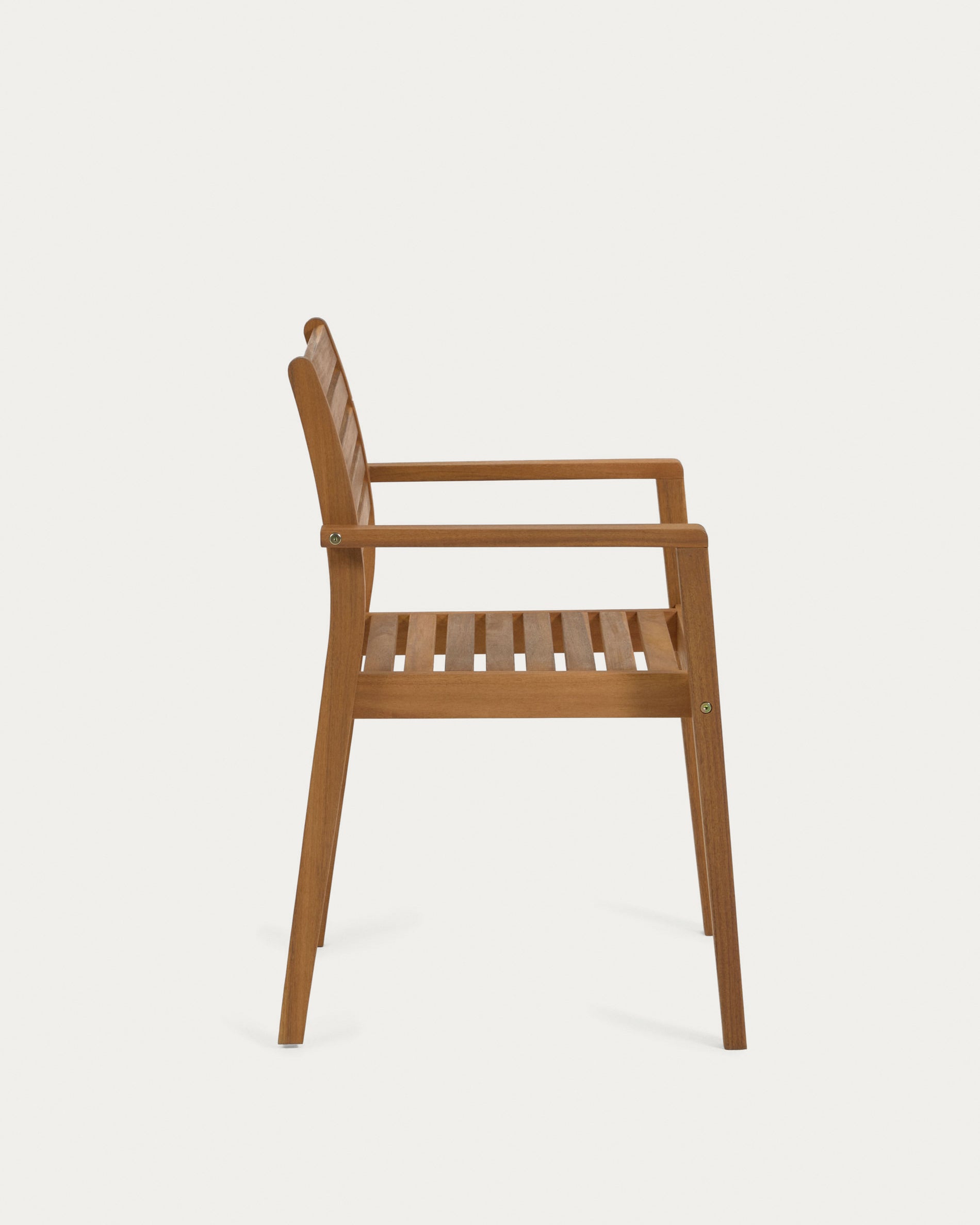 Hanzel stackable solid acacia wood garden chair FSC 100% - Product View